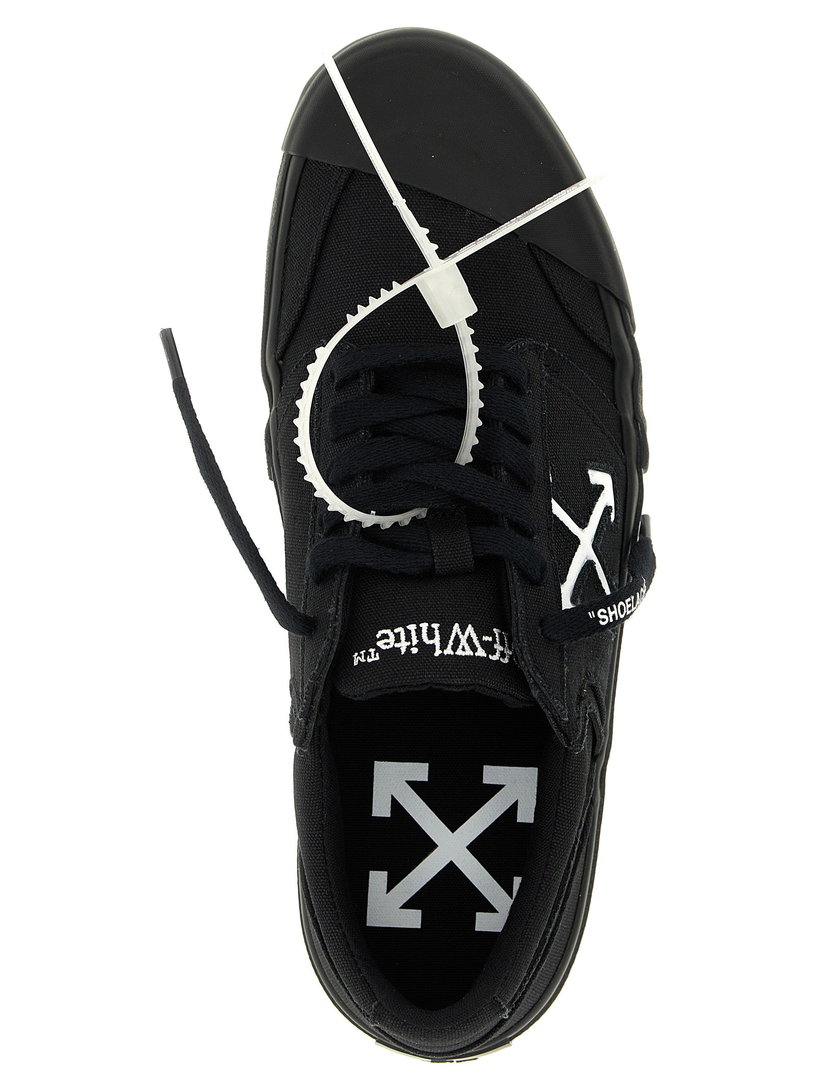Off-White Bicolor Cotton Low Top Sneakers Off-White