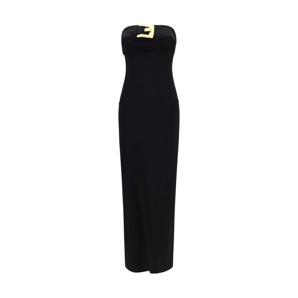 Balmain Black Viscose Cocktail Dress Balmain