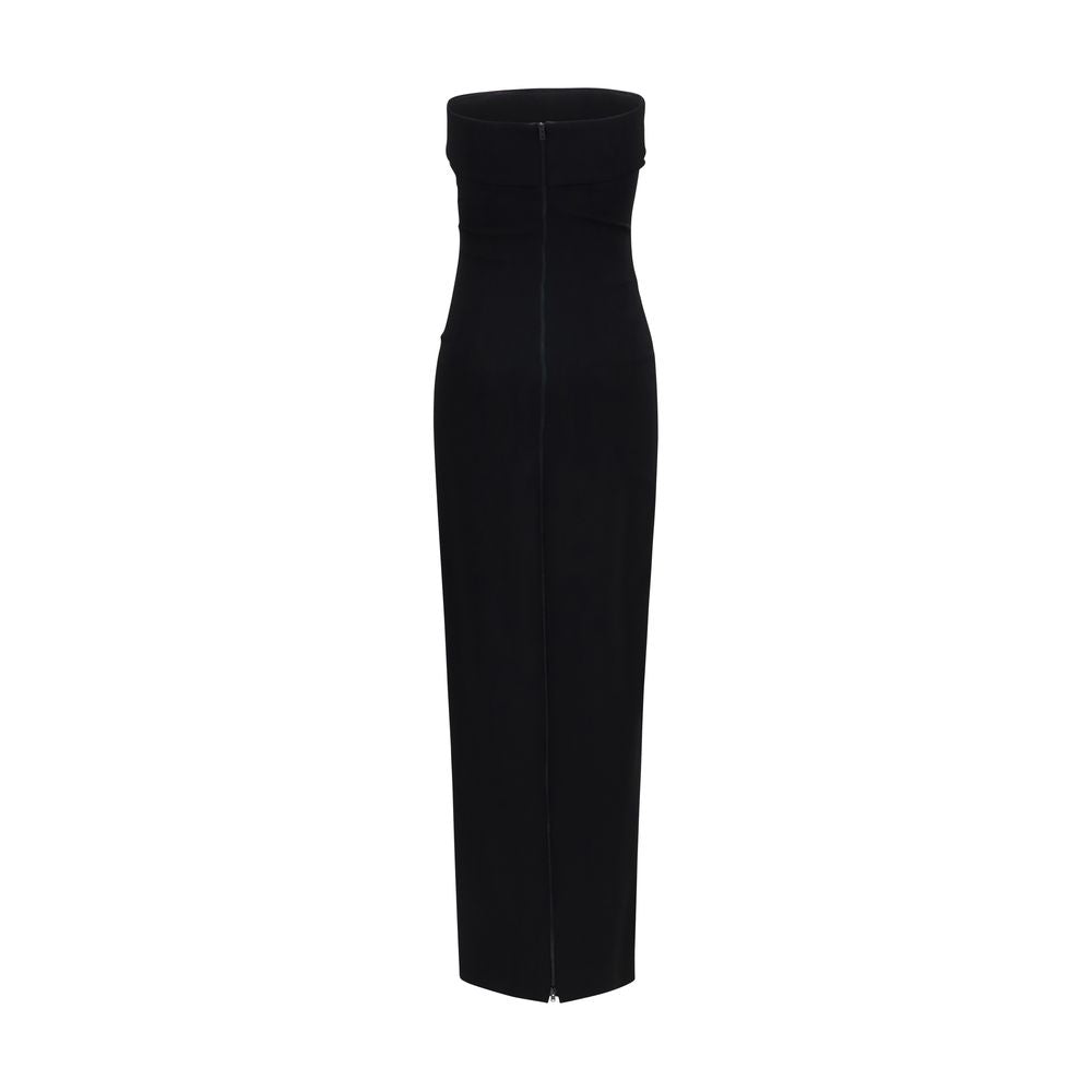 Balmain Black Viscose Cocktail Dress Balmain