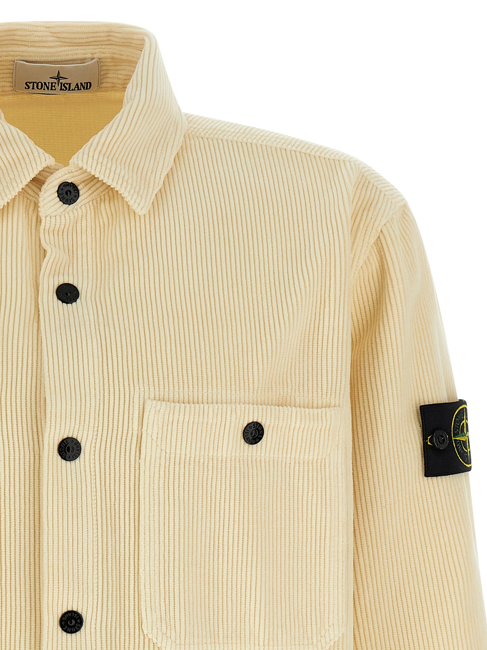 Stone Island Beige Cotton Blouse Stone Island