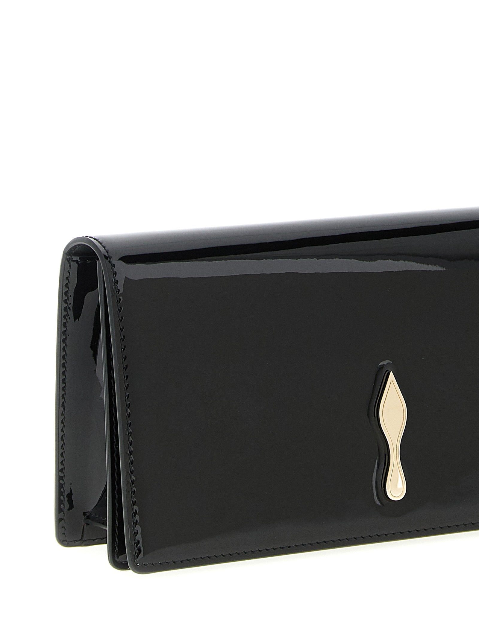 Christian Louboutin Black Calfskin Clutch Bag Christian Louboutin