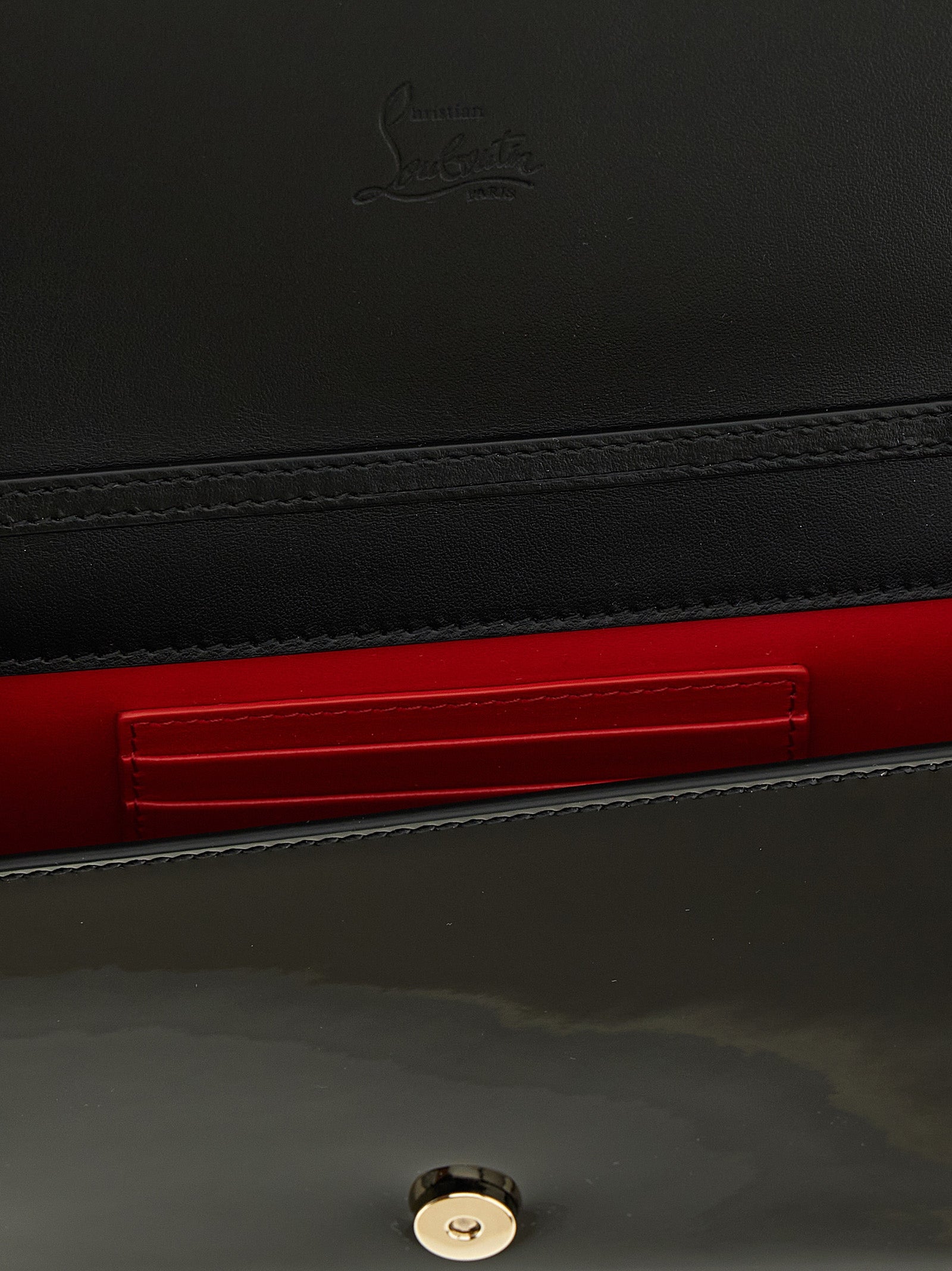 Christian Louboutin Black Calfskin Clutch Bag Christian Louboutin