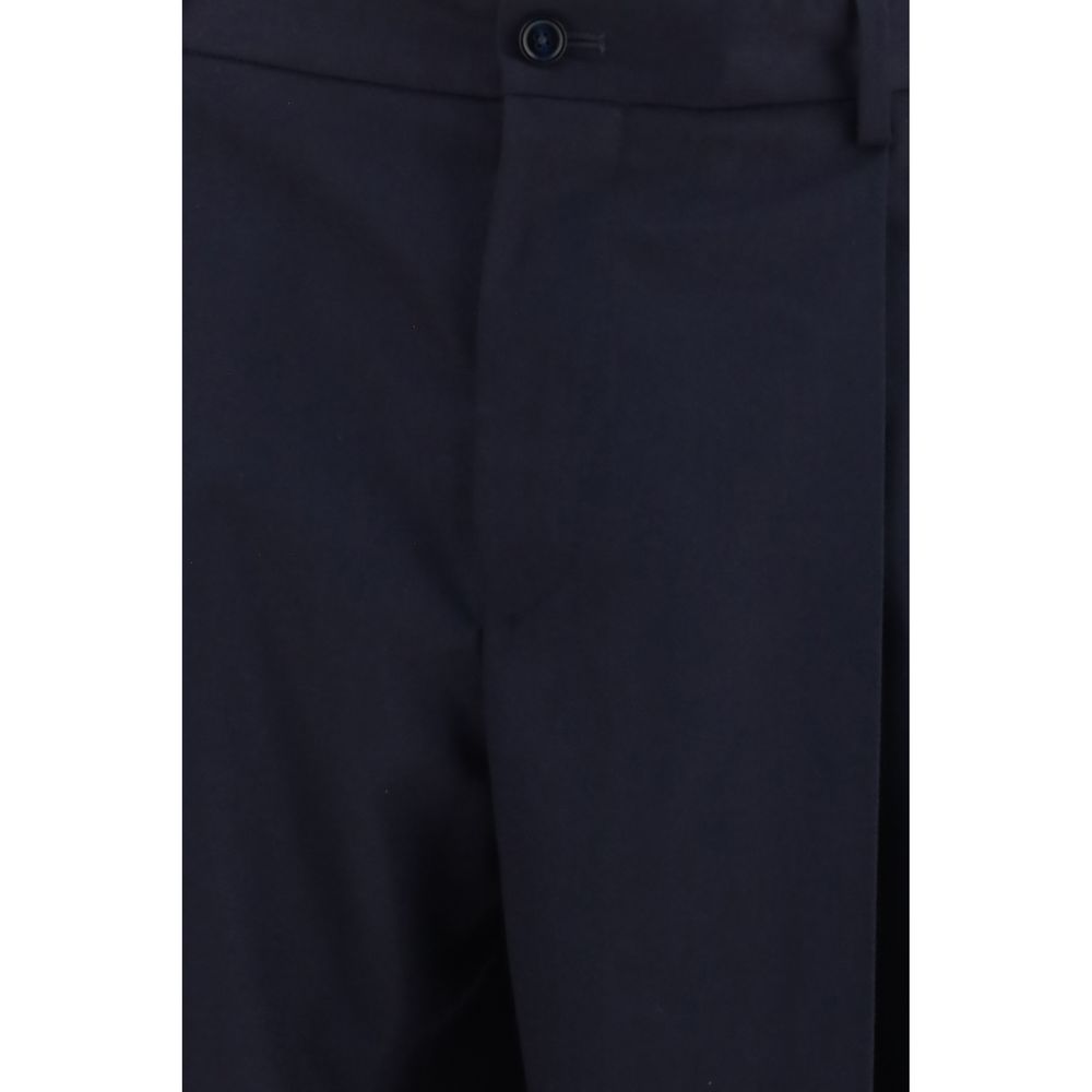 Dolce & Gabbana Blue Wool Oves Aries Dress Pants Dolce & Gabbana