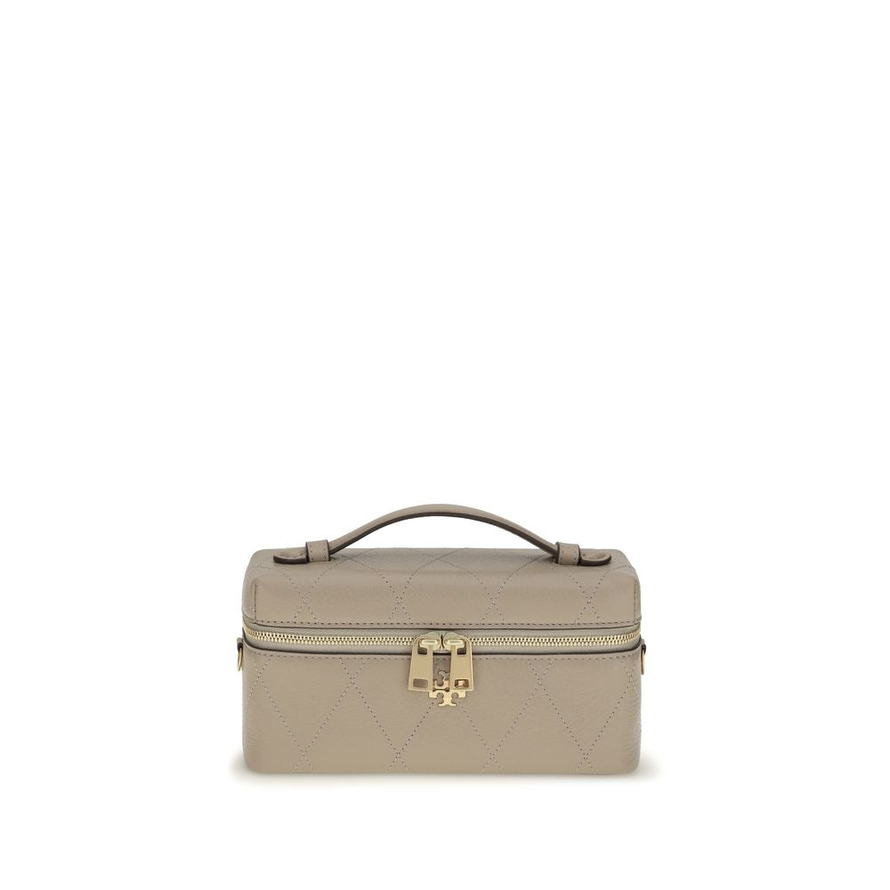 Tory Burch Gray Calf Leather Bos Taurus Wallet Tory Burch