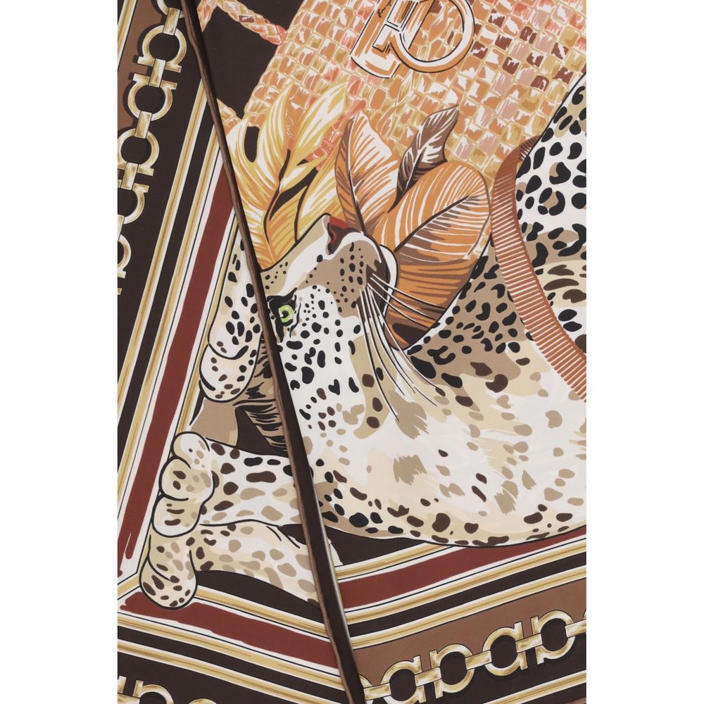 Ferragamo Multicolor Silk Foulard Ferragamo