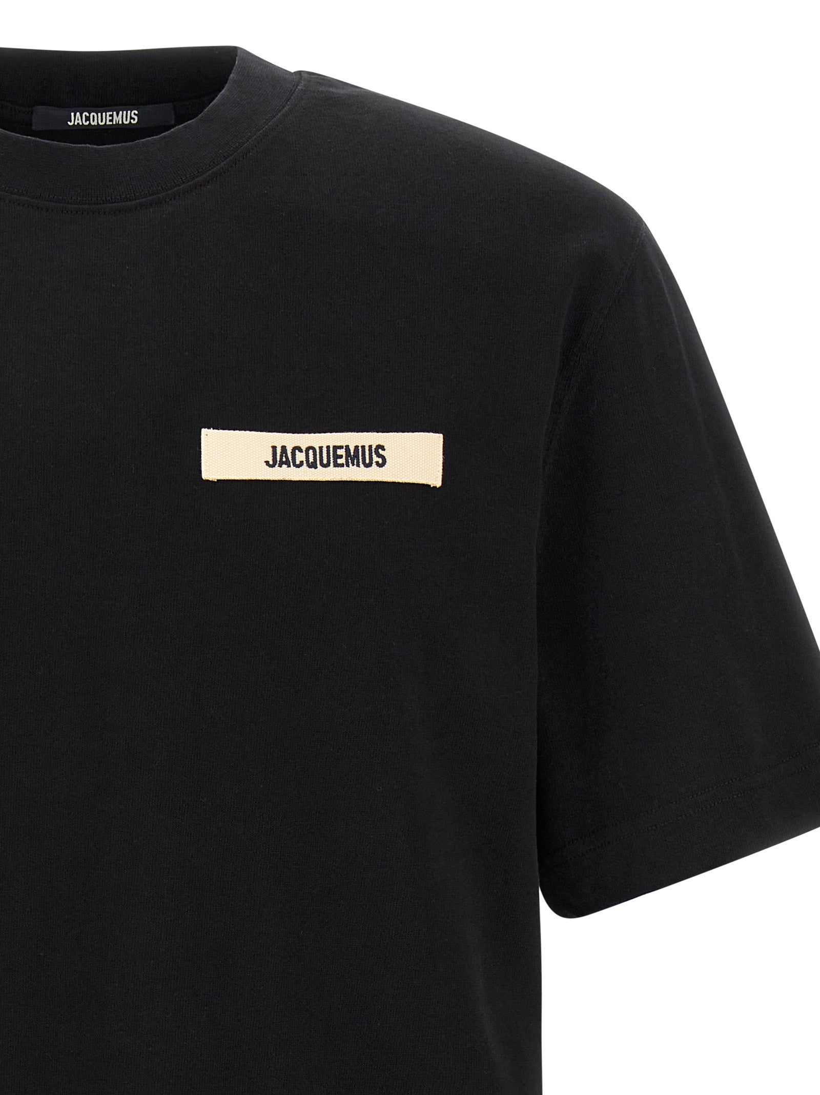 Jacquemus Black Cotton T-Shirt Jacquemus