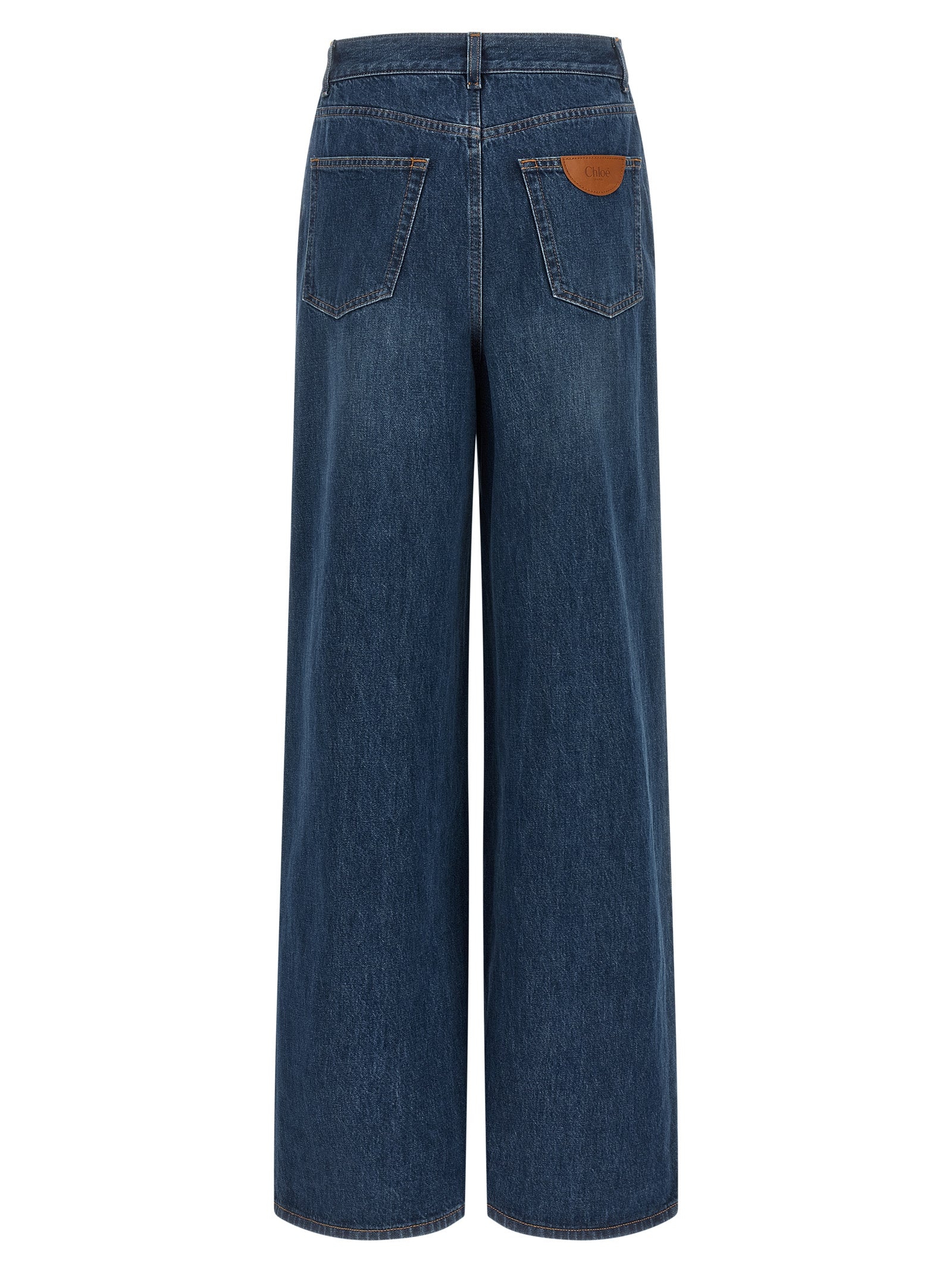 Chloé Blue Cotton Jeans Denim Chloé