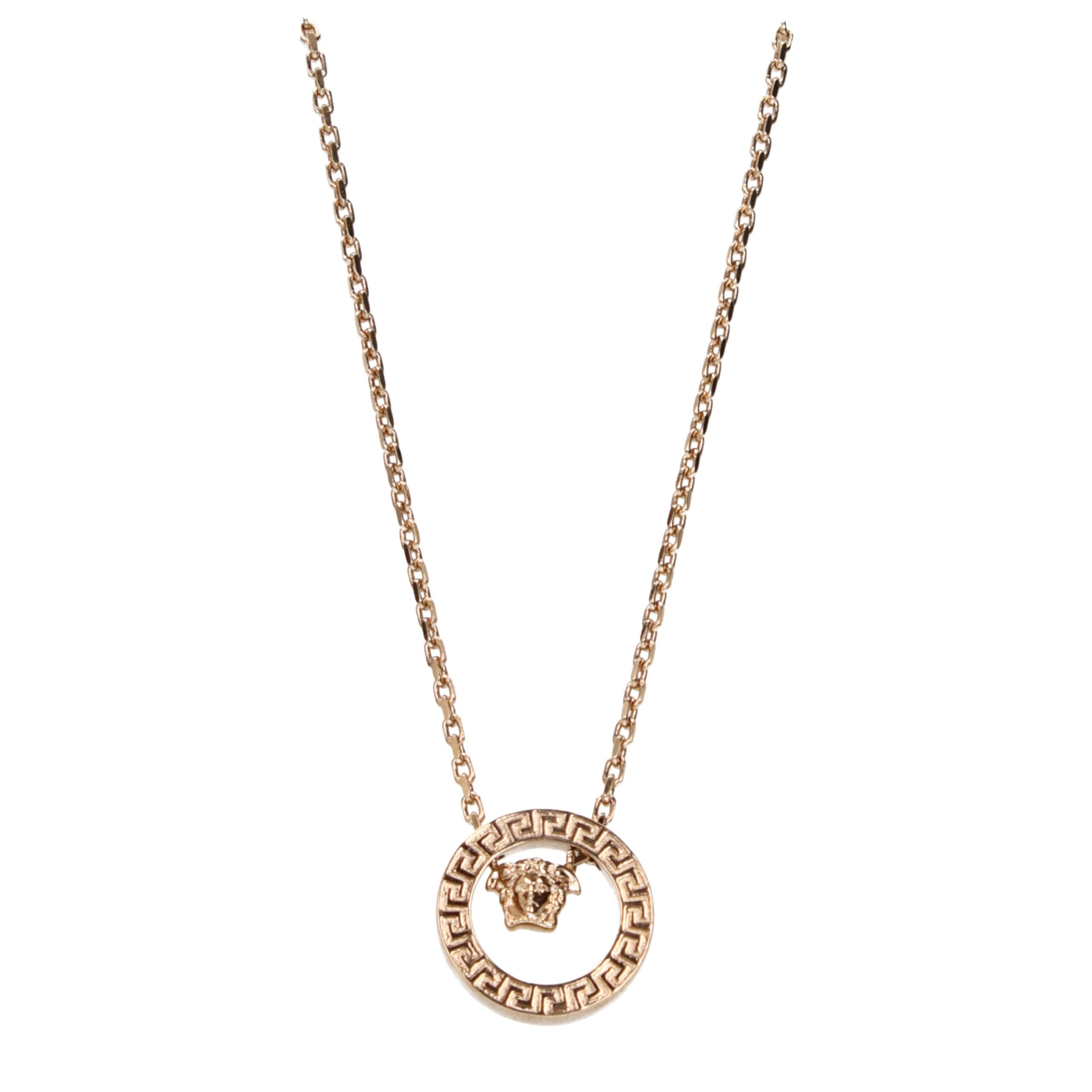 Versace Gold Metal Necklace Versace