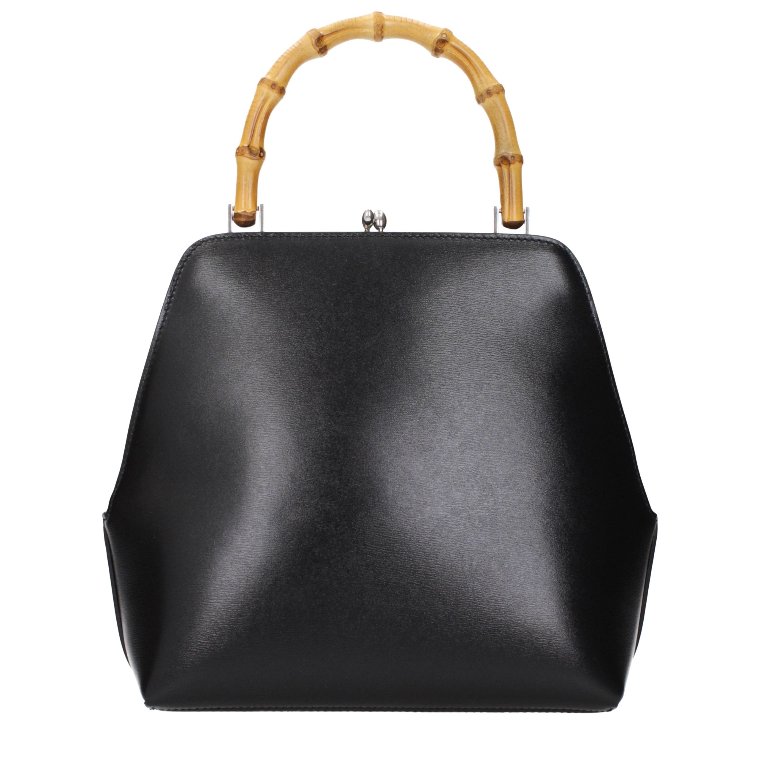 Jil Sander Black Leather Handbag Jil Sander