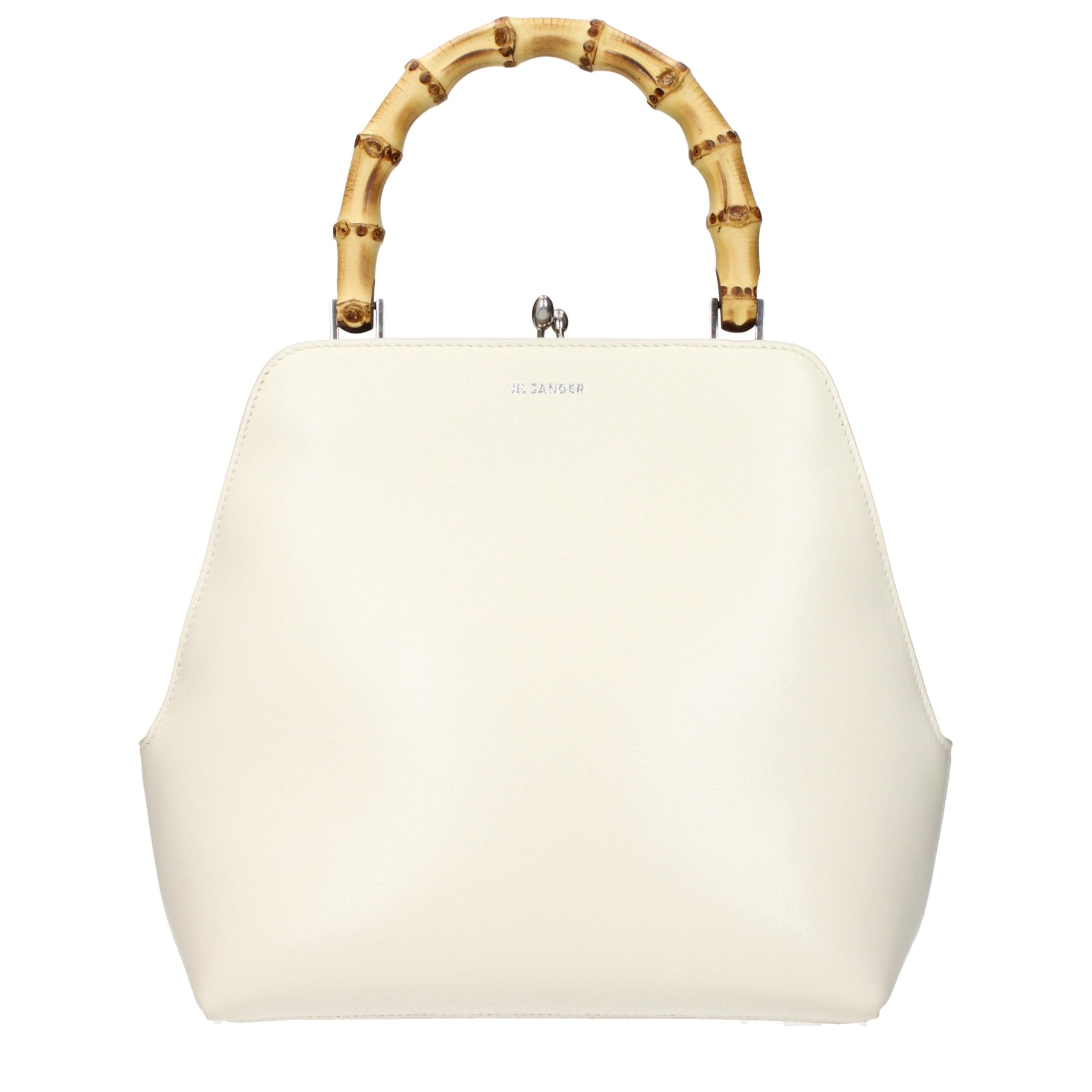 Jil Sander Beige Leather Handbag Jil Sander