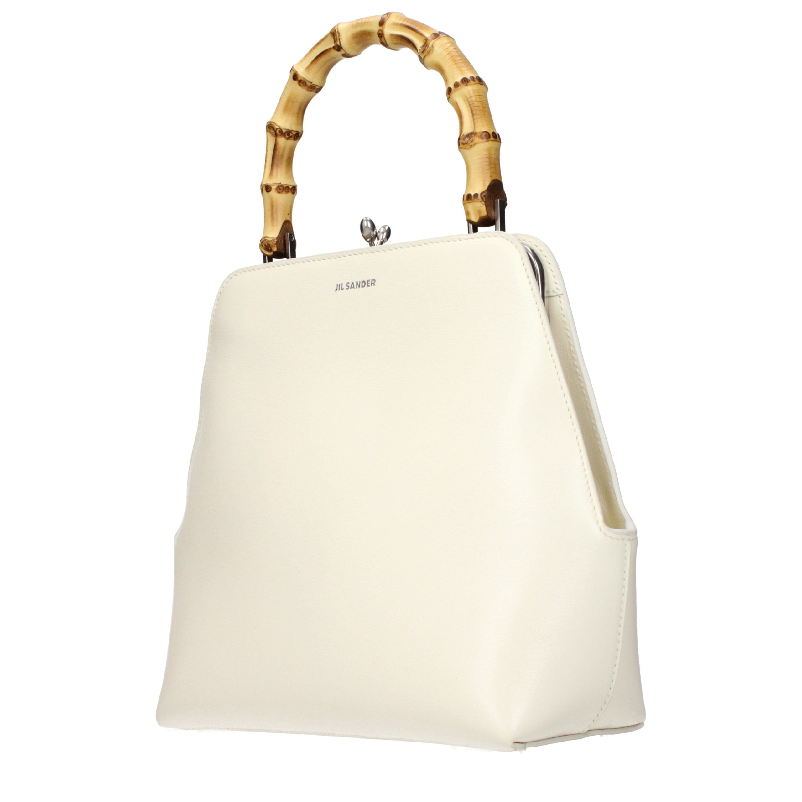 Jil Sander Beige Leather Handbag Jil Sander