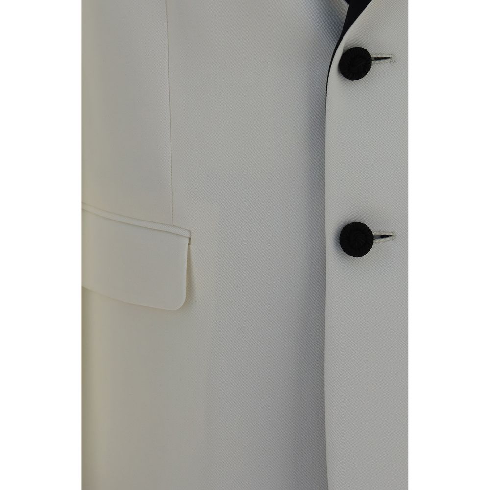 Valentino Garavani White Wool Oves Aries Blazer Valentino Garavani