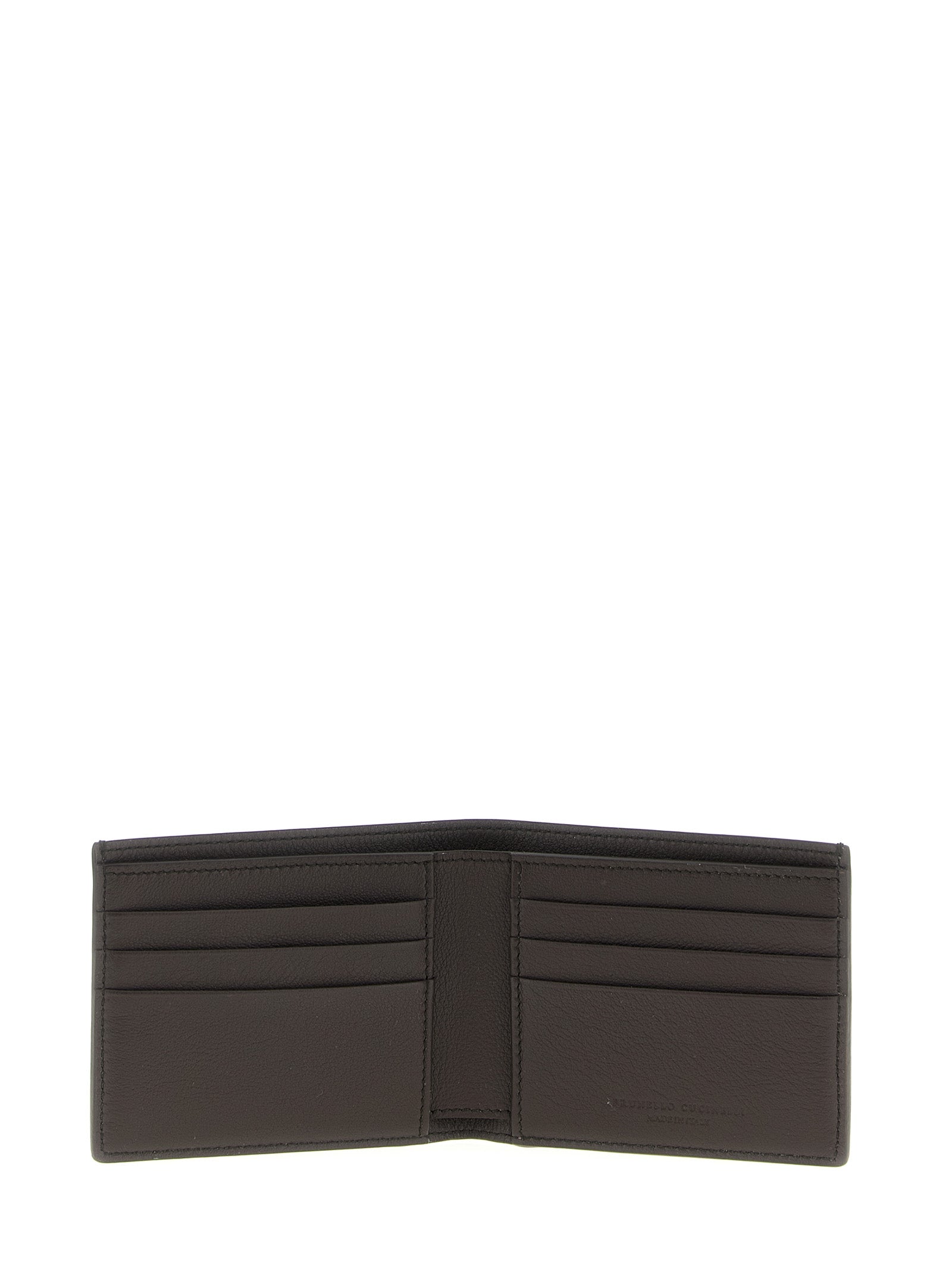 Brunello Cucinelli Brown Calfskin Wallet Brunello Cucinelli