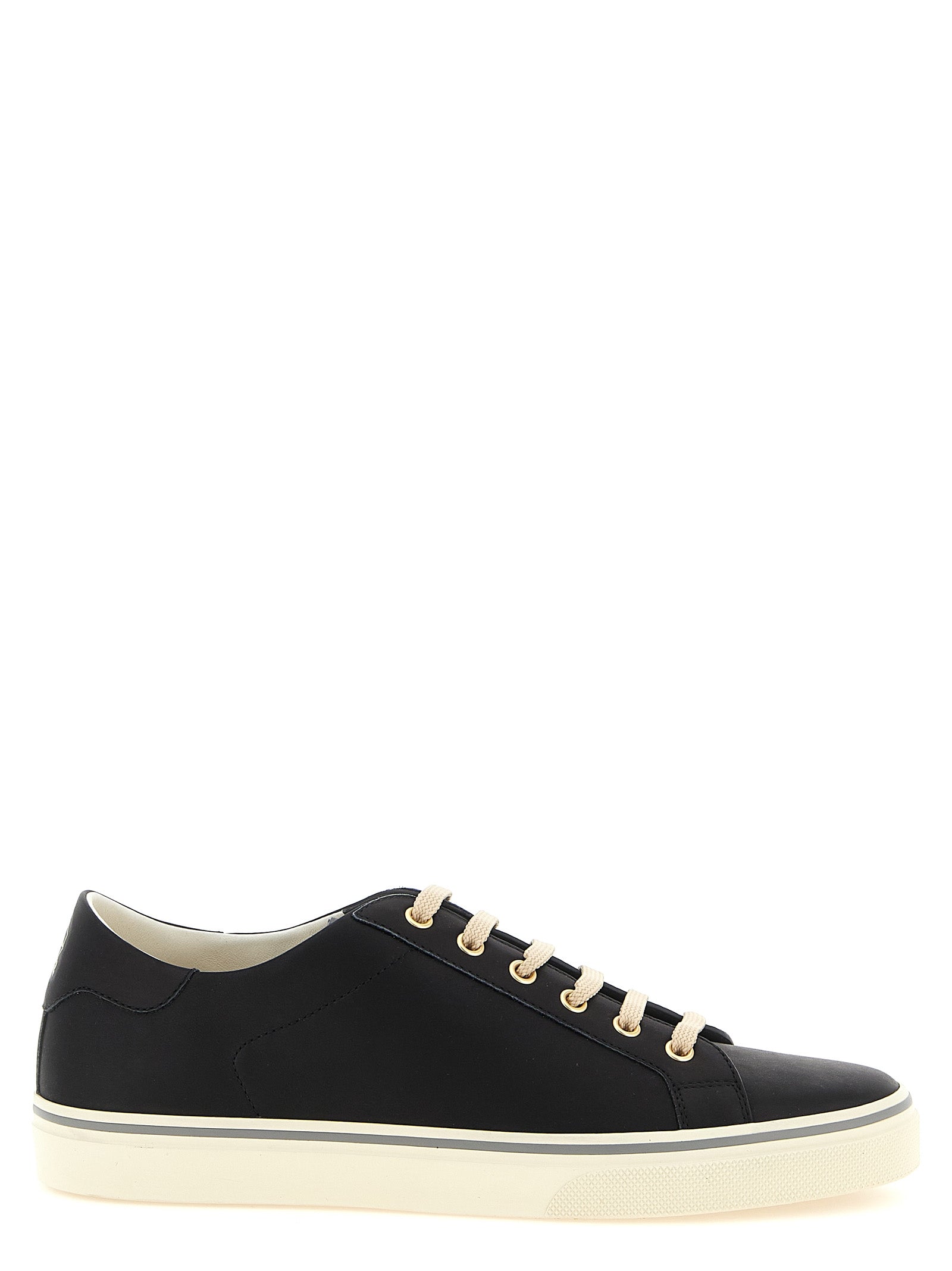 Brunello Cucinelli Black Calfskin Low Top Sneakers Brunello Cucinelli