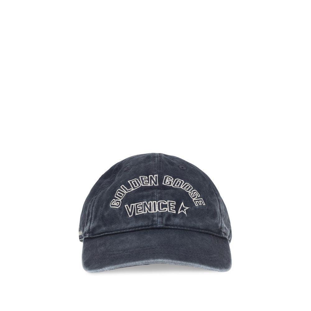 Golden Goose Blue Cotton Cap (Baseball Hat) Golden Goose