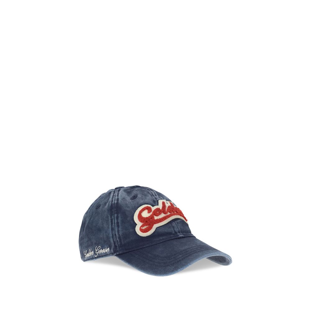 Golden Goose Blue Cotton Cap (Baseball Hat) Golden Goose
