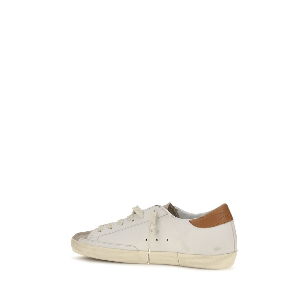 Golden Goose White Calf Leather Bos Taurus Low Top Sneakers Golden Goose