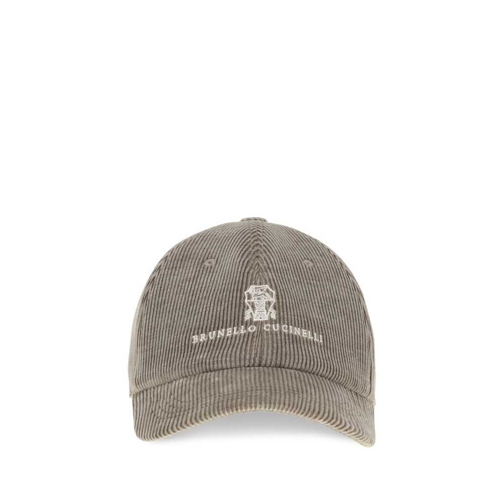 Brunello Cucinelli Beige Cotton Cap (Baseball Hat) Brunello Cucinelli