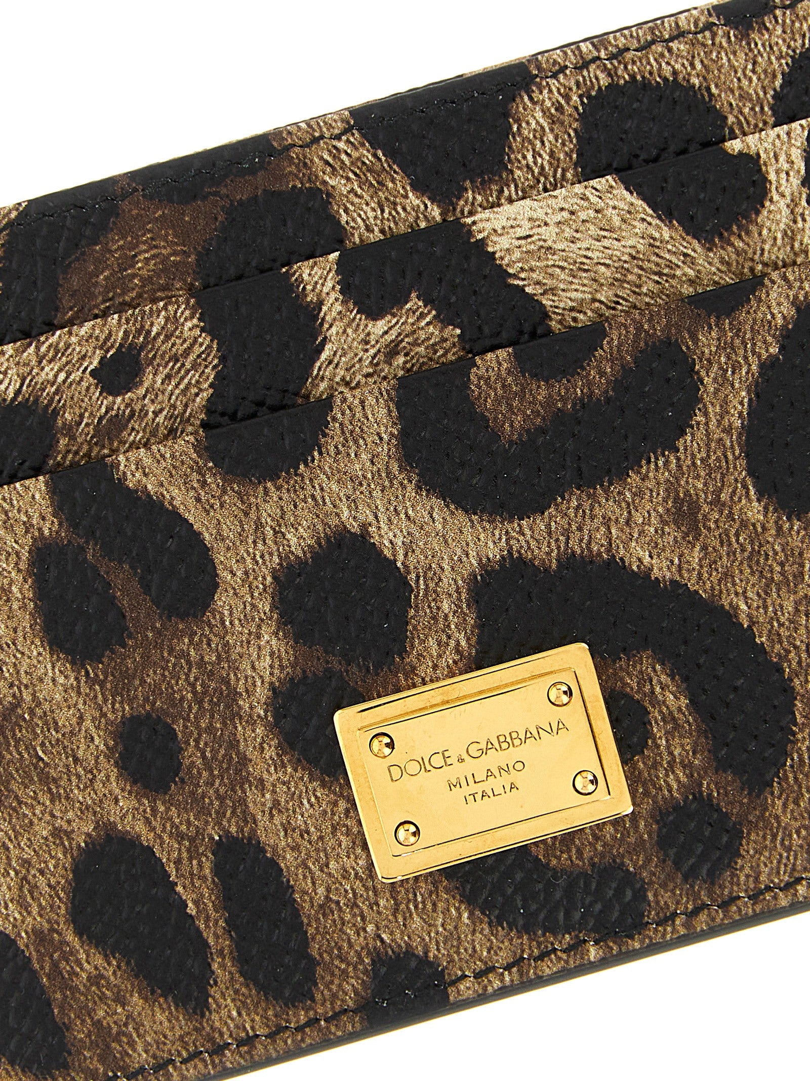 Dolce & Gabbana Multicolor Calfskin Cardholder Dolce & Gabbana