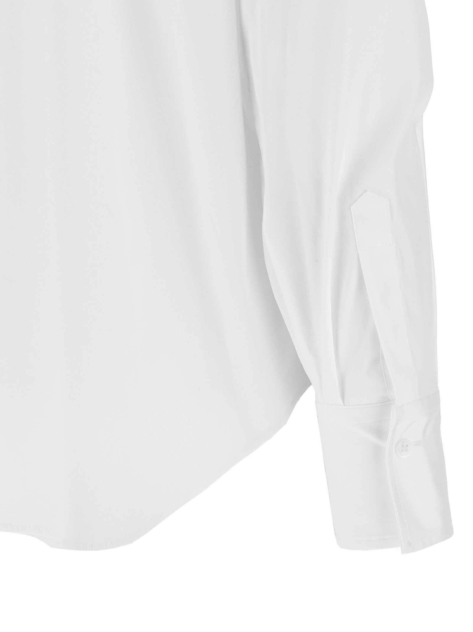 Brunello Cucinelli White Cotton Blouse Brunello Cucinelli