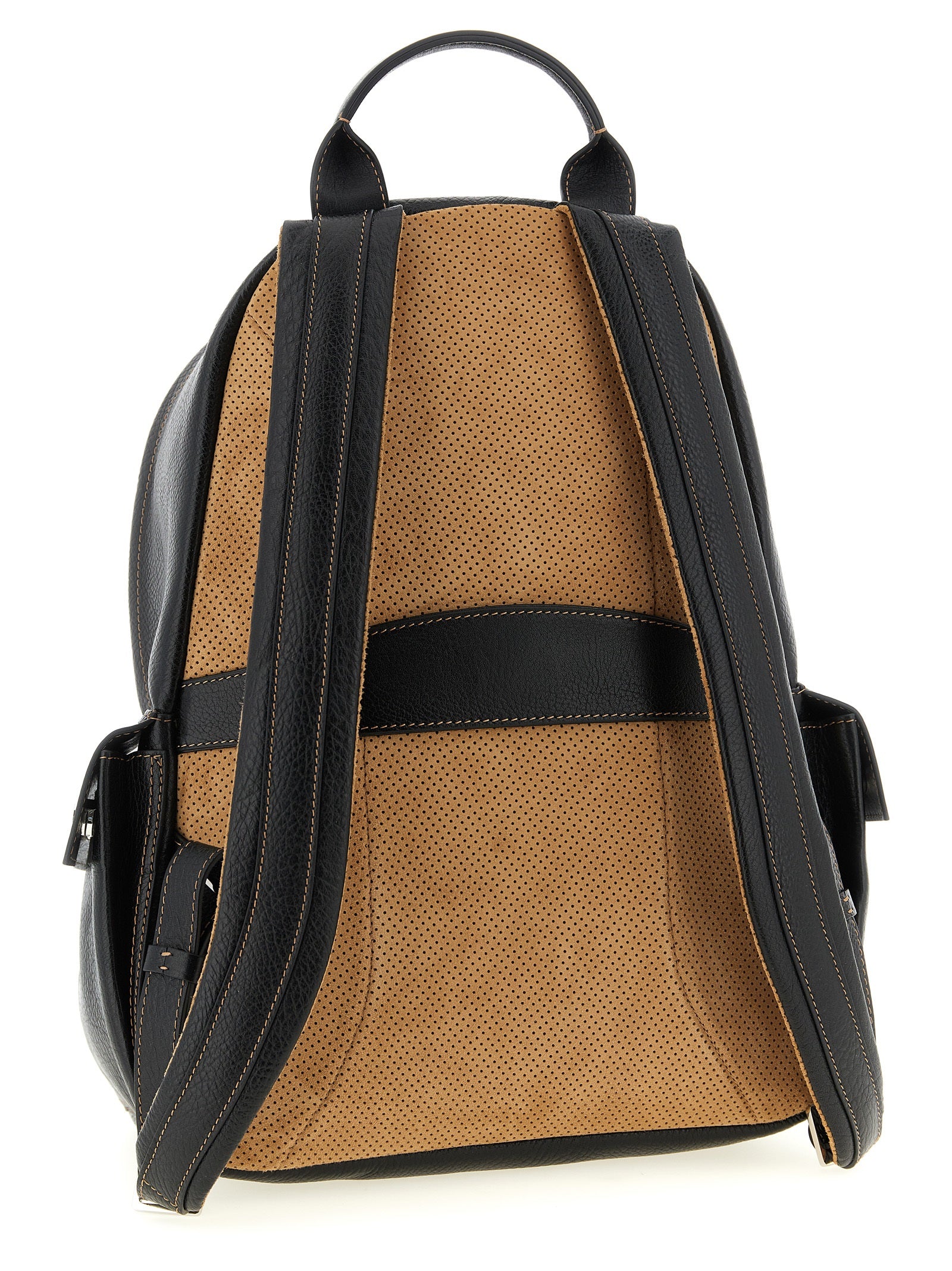 Brunello Cucinelli Black Calfskin Backpack Brunello Cucinelli