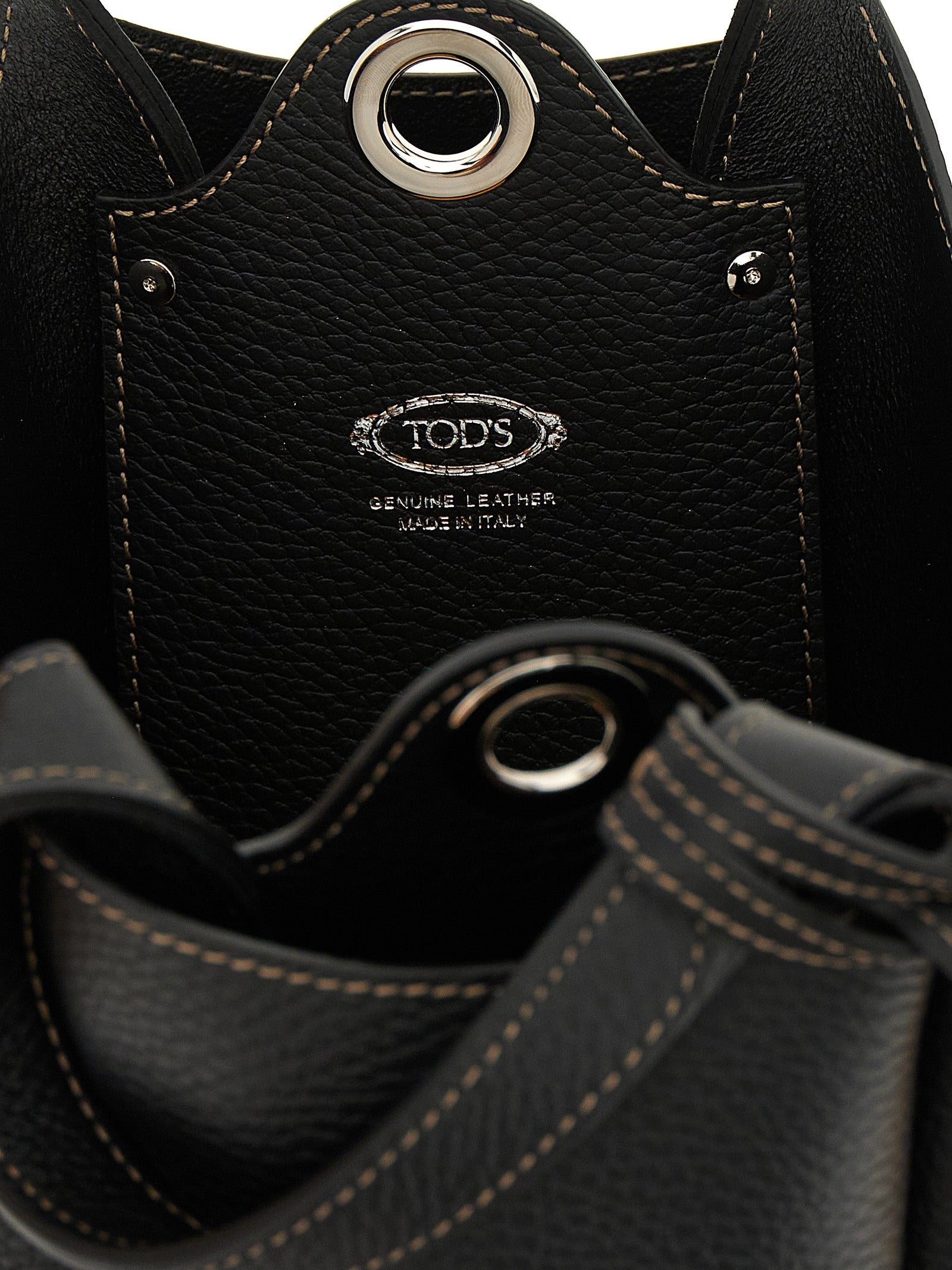 Tod's Black Calfskin Handbag Tod's