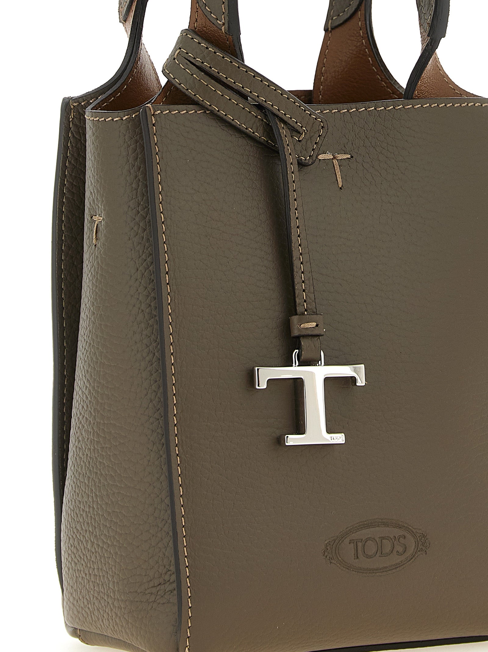 Tod's Bicolor Calfskin Handbag Tod's