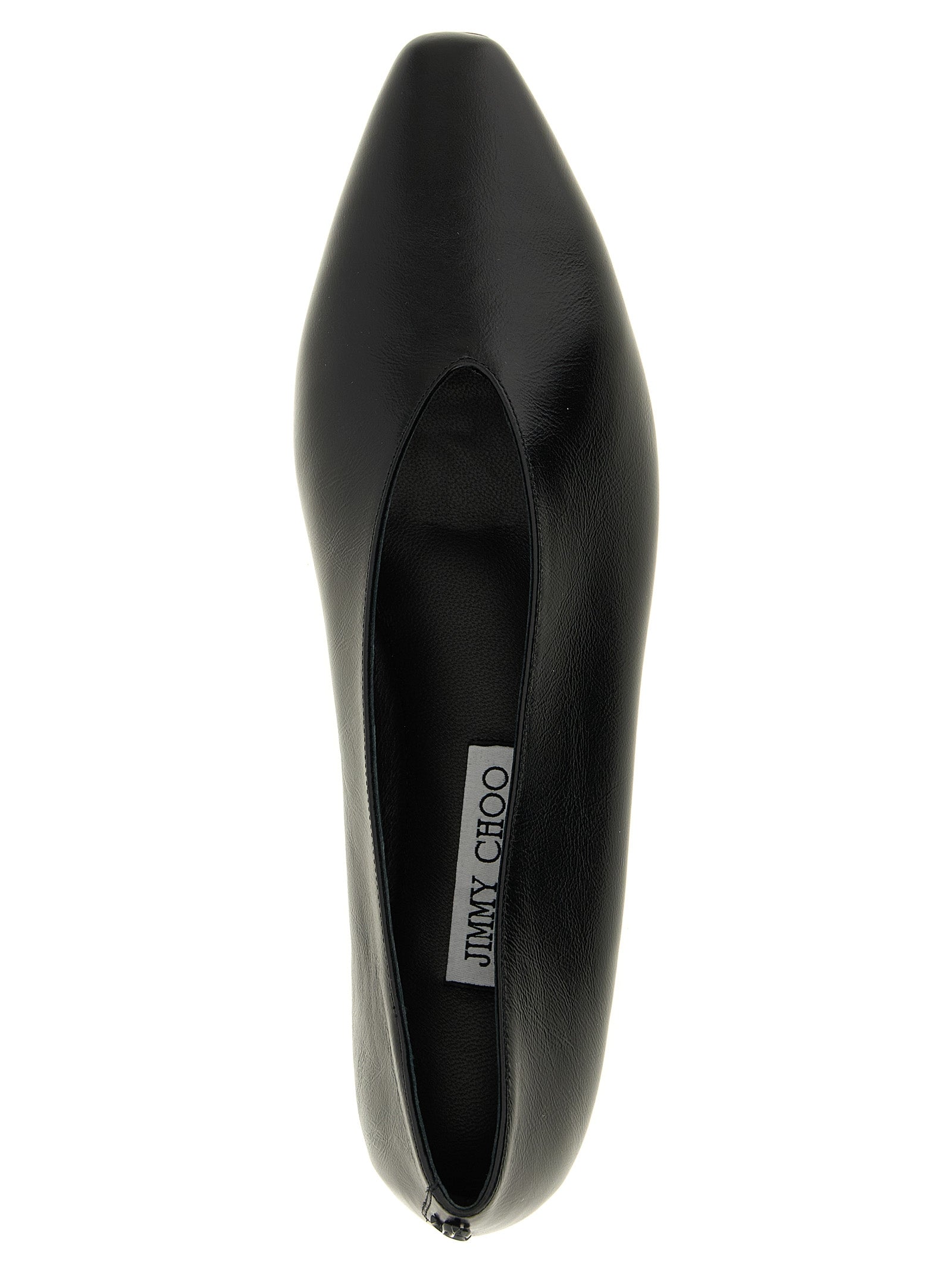 Jimmy Choo Black Leather Ballet Flats Jimmy Choo