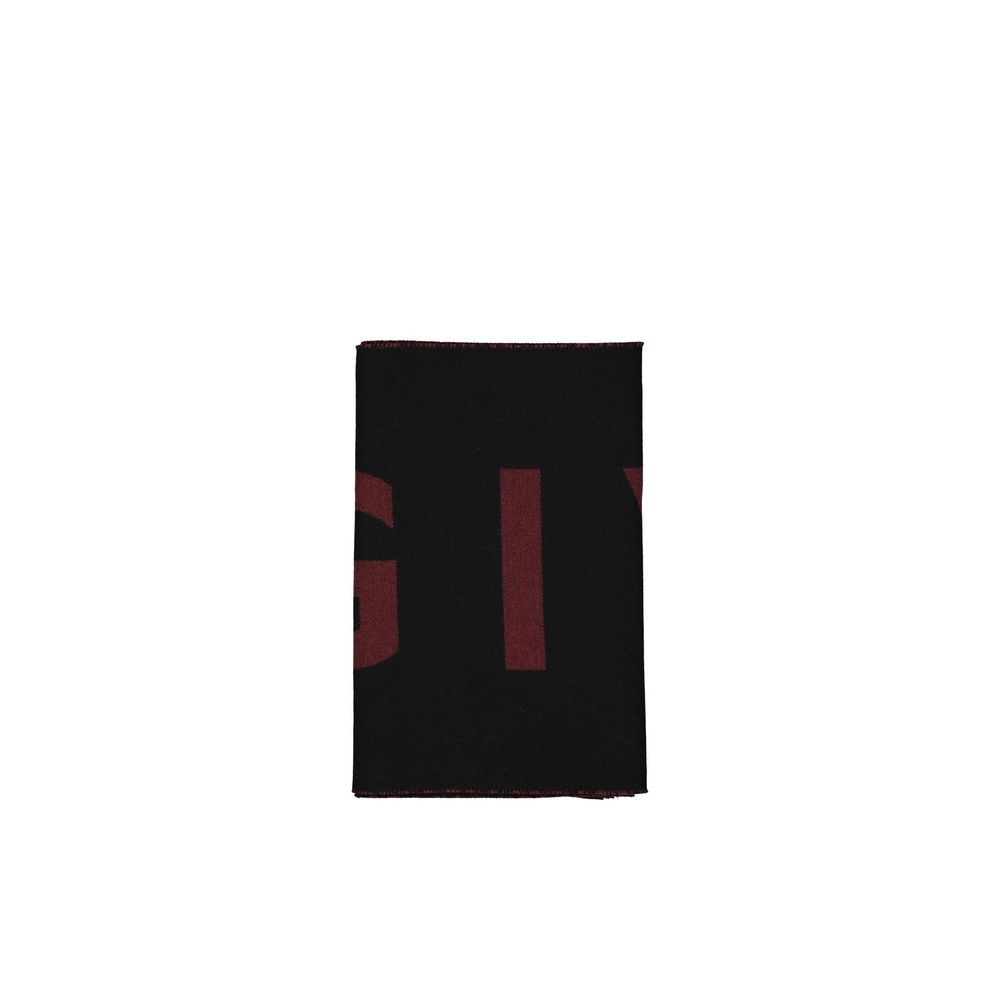 Givenchy Black Virgin Wool Scarf Givenchy
