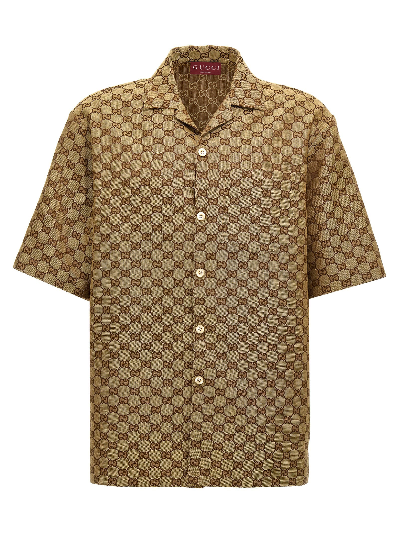 Gucci Beige Linen Blouse Gucci