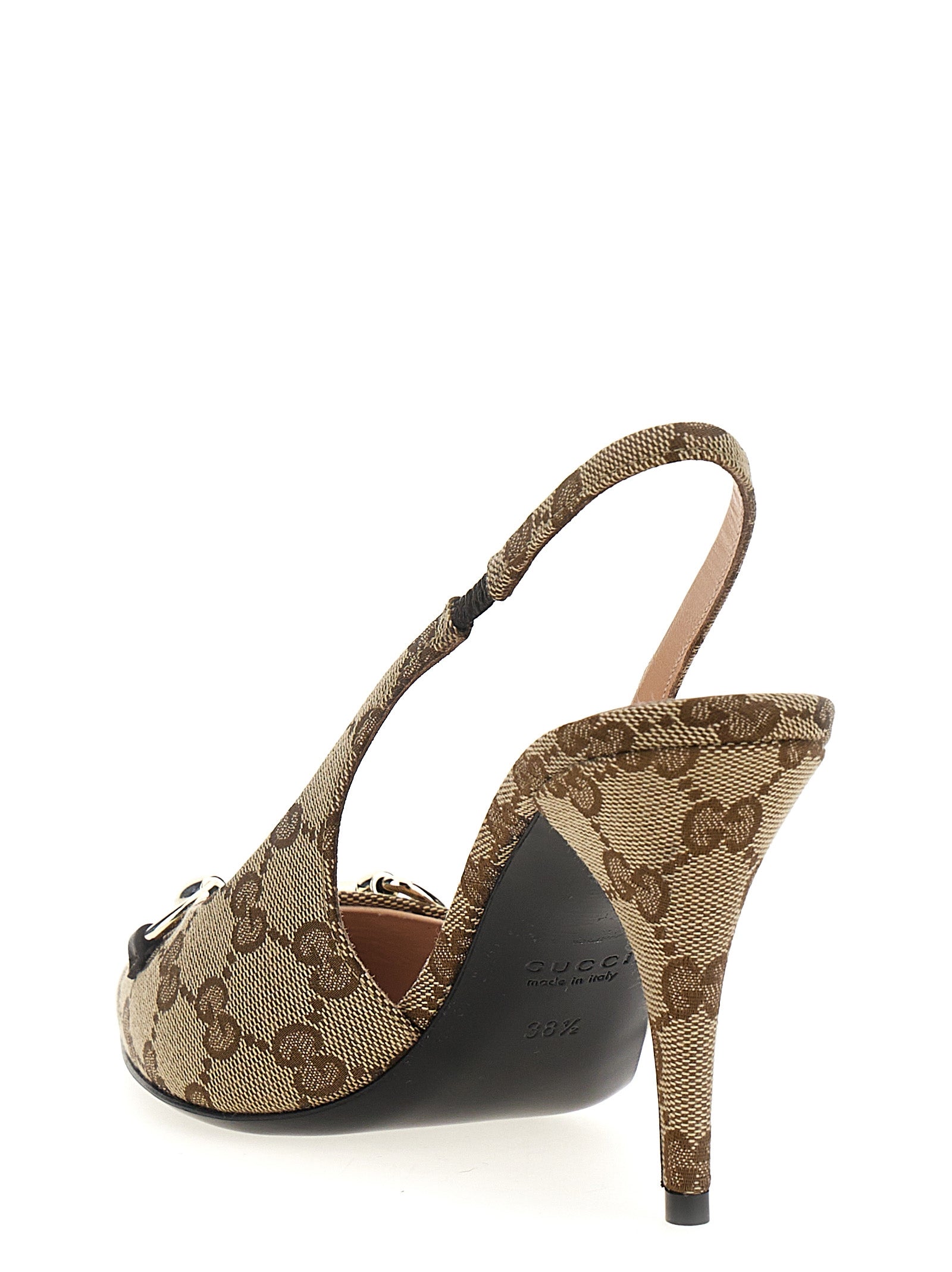 Gucci Beige Polyester High Heel Pumps Gucci