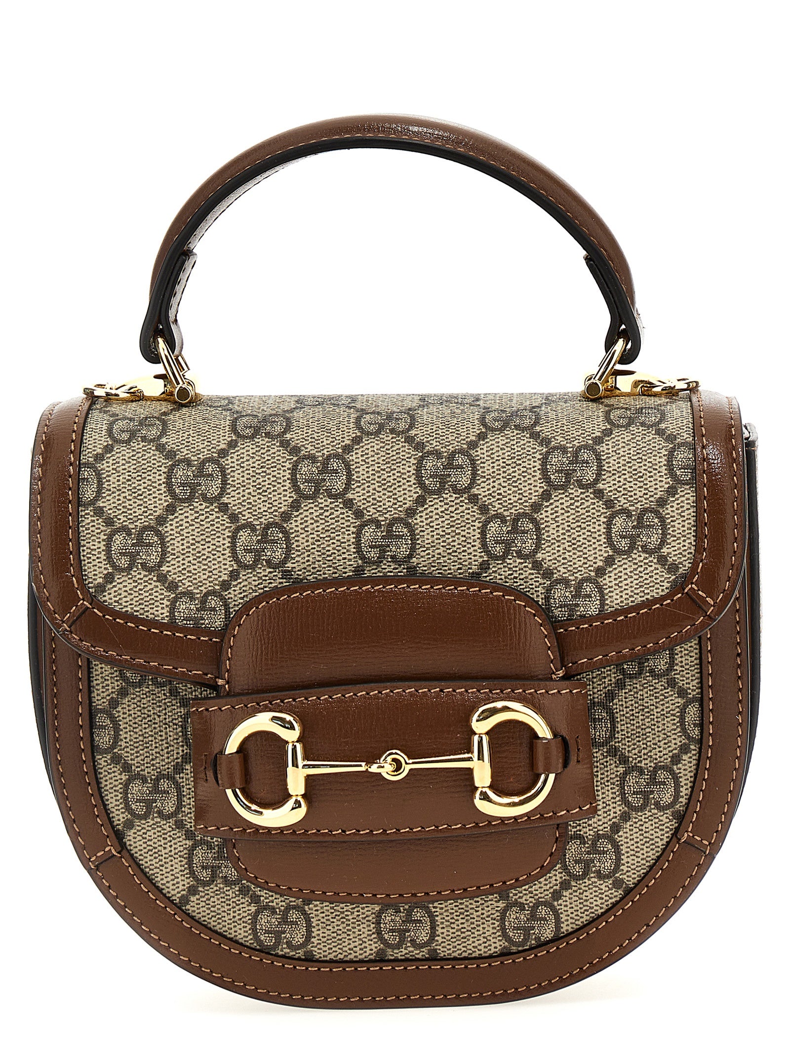 Gucci Brown Polyethylene Handbag Gucci