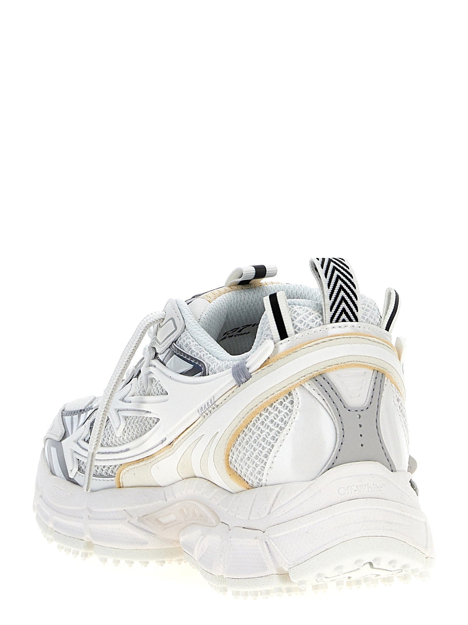 Off-White White Polyethylene Athletic Sneakers Off-White