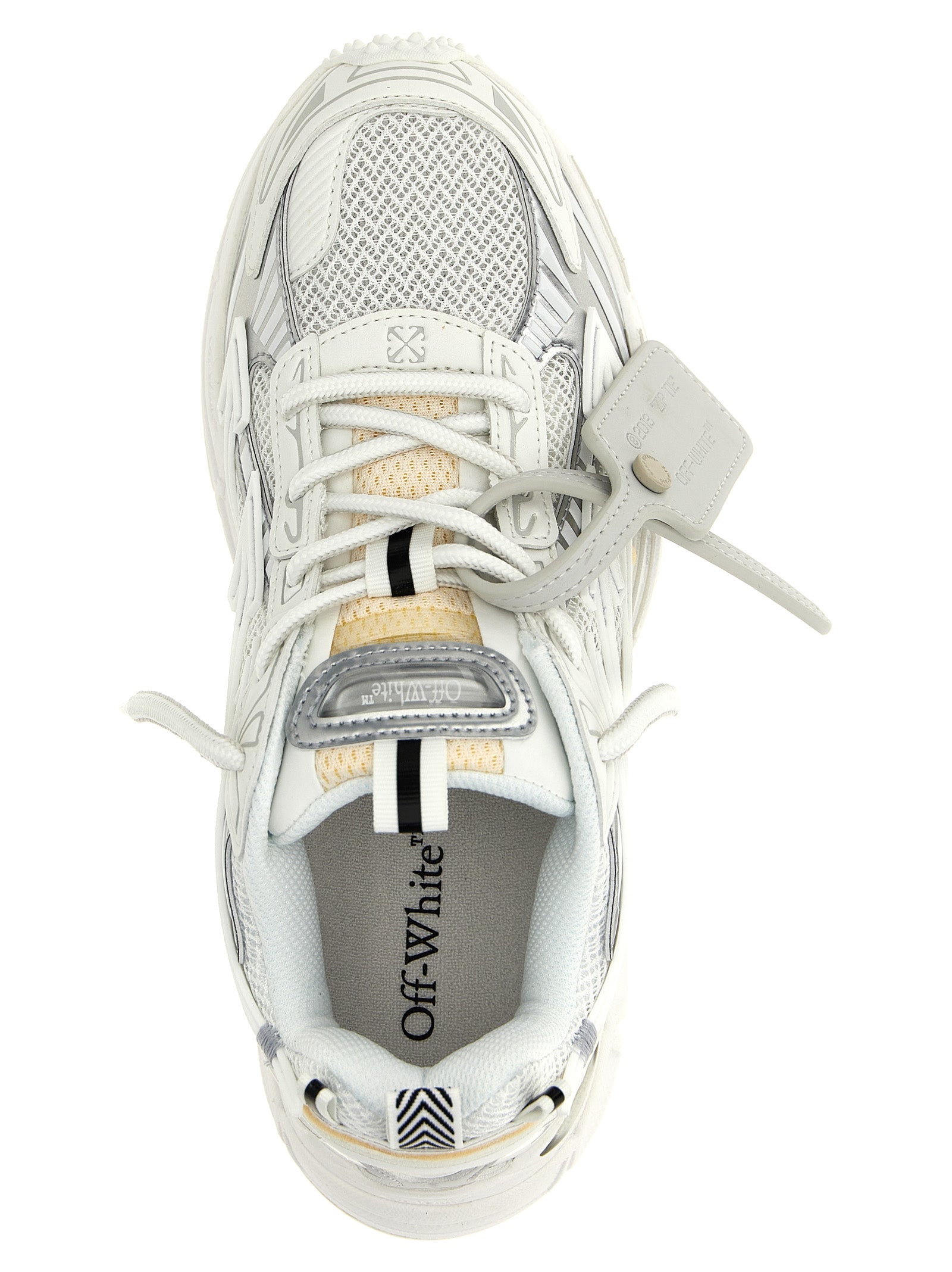 Off-White White Polyethylene Athletic Sneakers Off-White