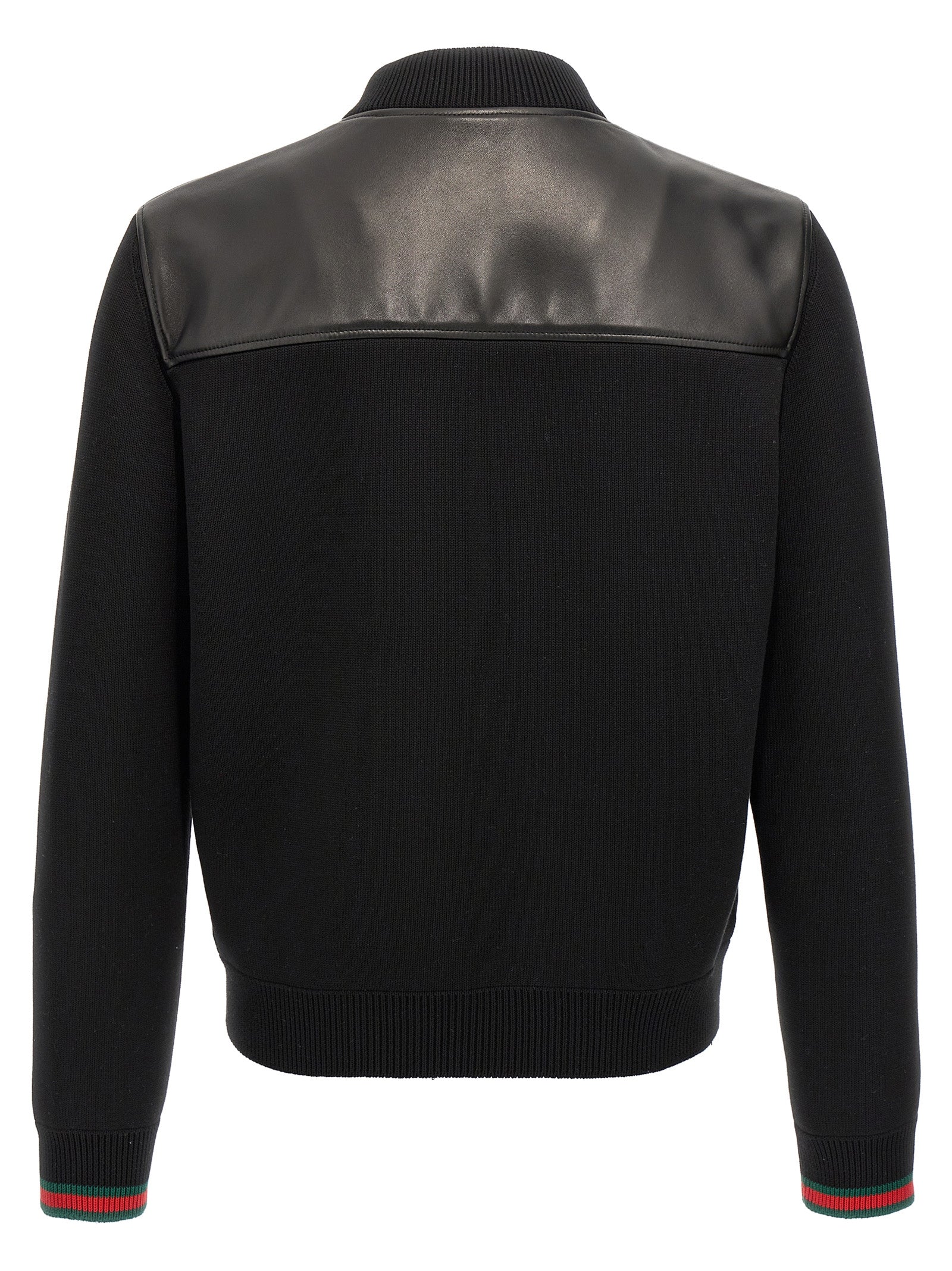 Gucci Black Lamb Leather Leather Jacket