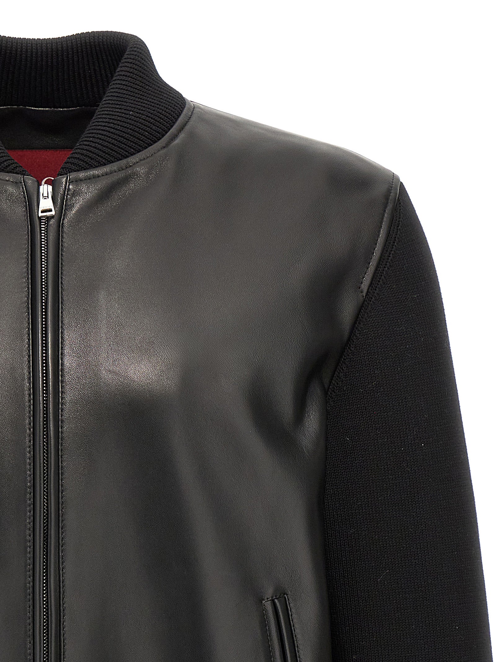 Gucci Black Lamb Leather Leather Jacket Gucci