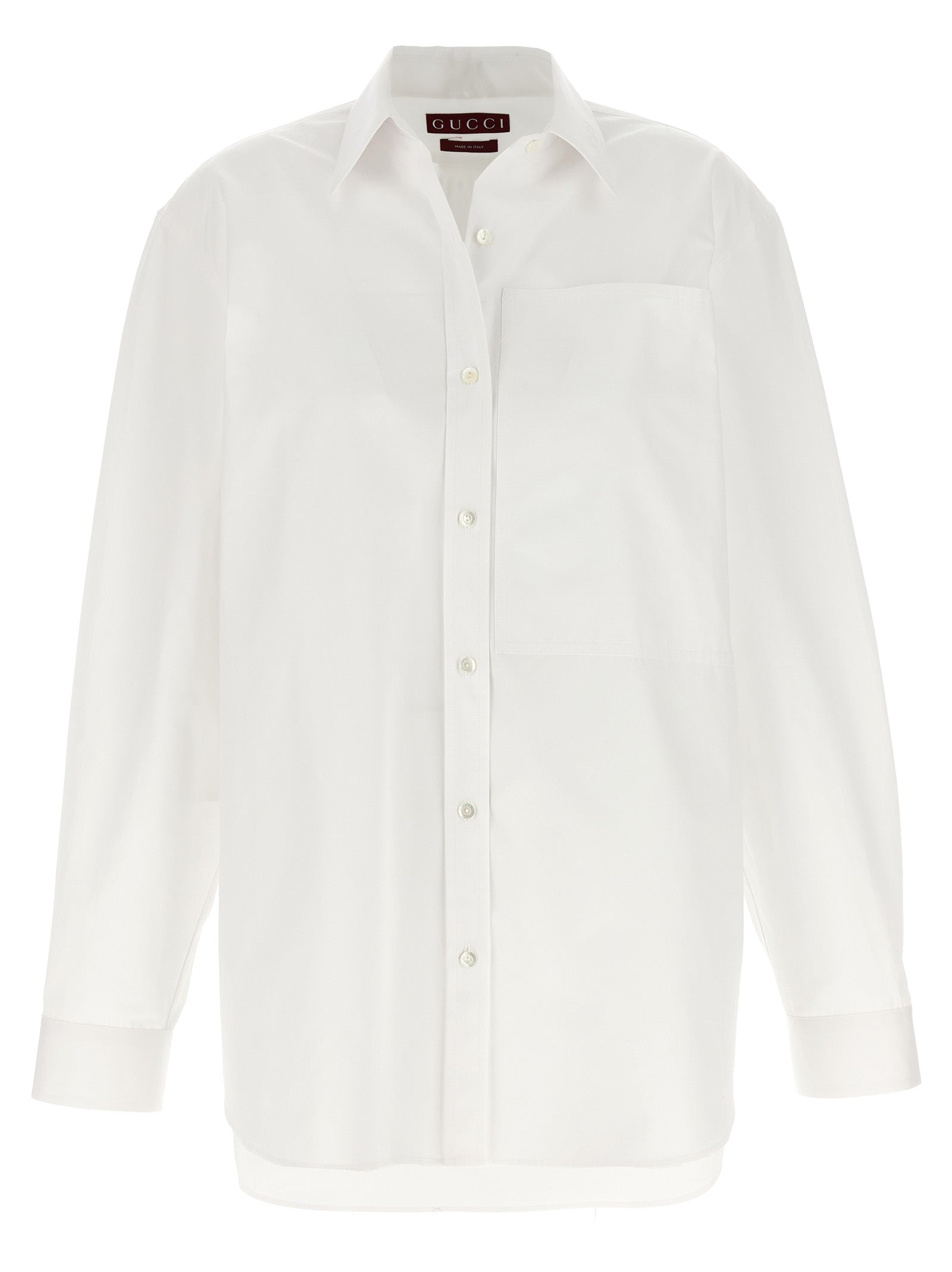 Gucci White Cotton Blouse Gucci