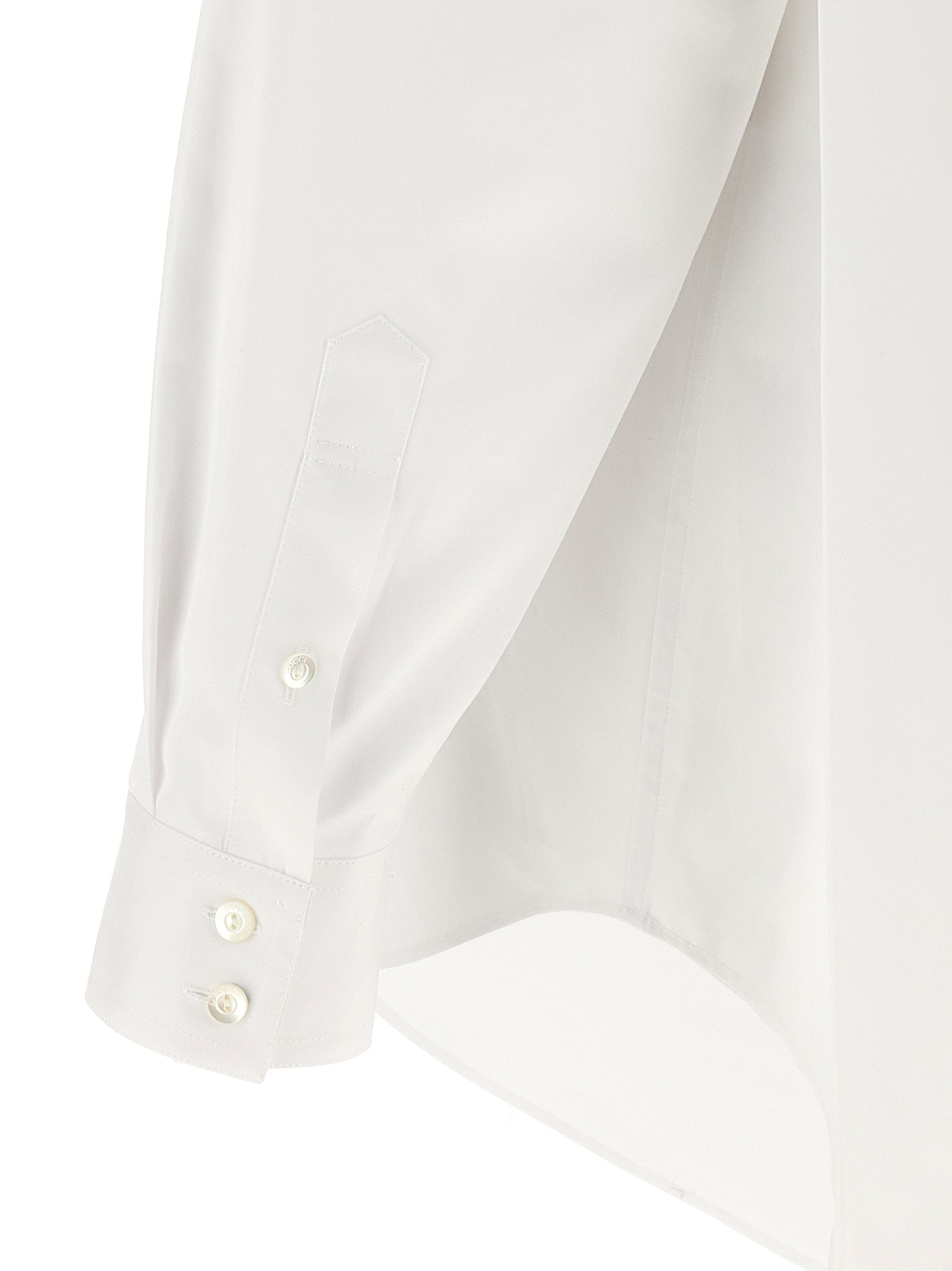 Gucci White Cotton Blouse Gucci