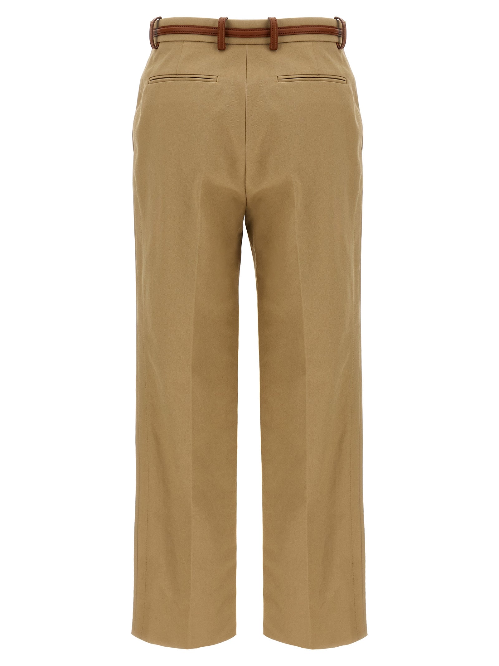 Gucci Beige Cotton Casual Pants Gucci