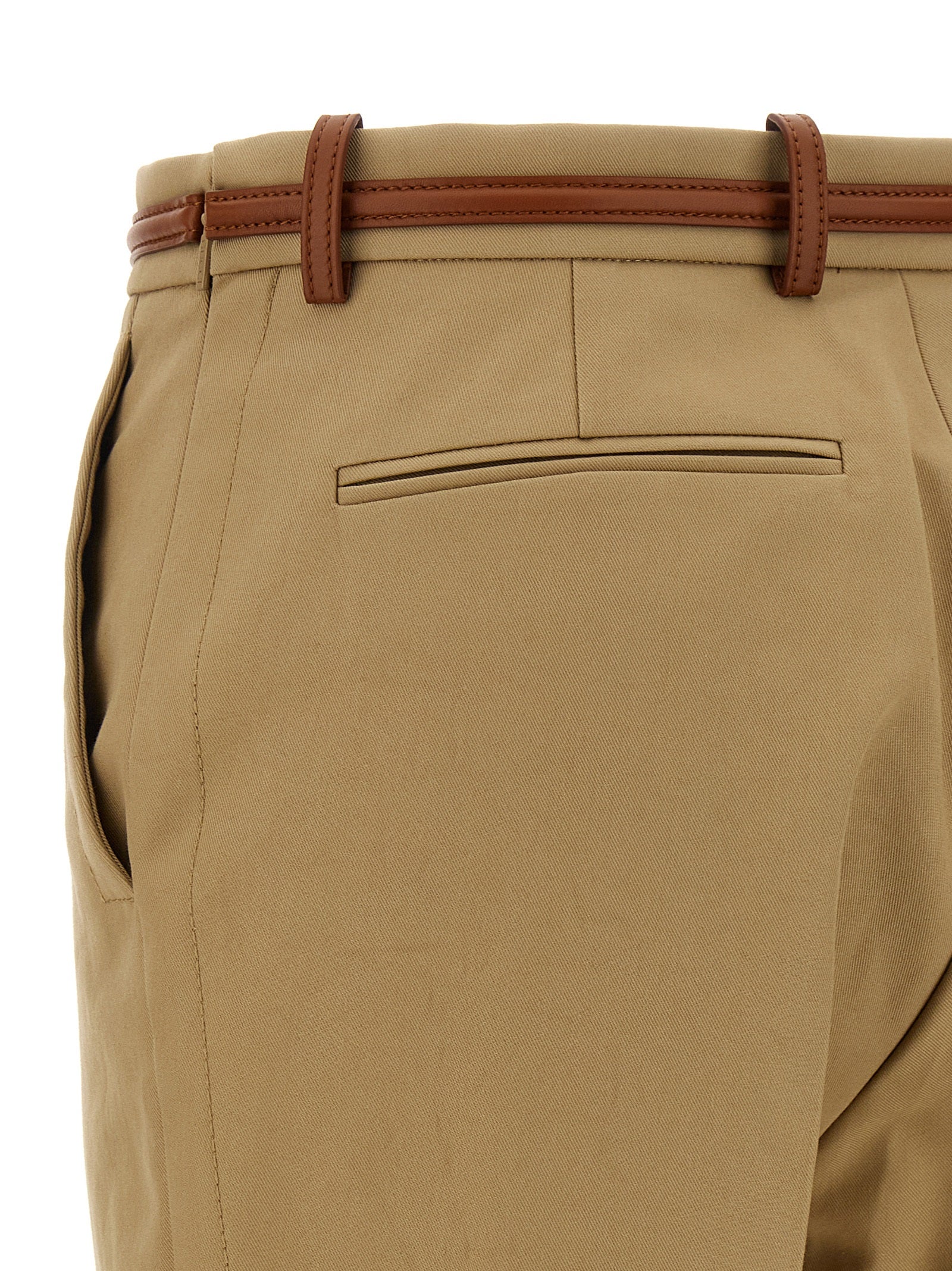 Gucci Beige Cotton Casual Pants Gucci