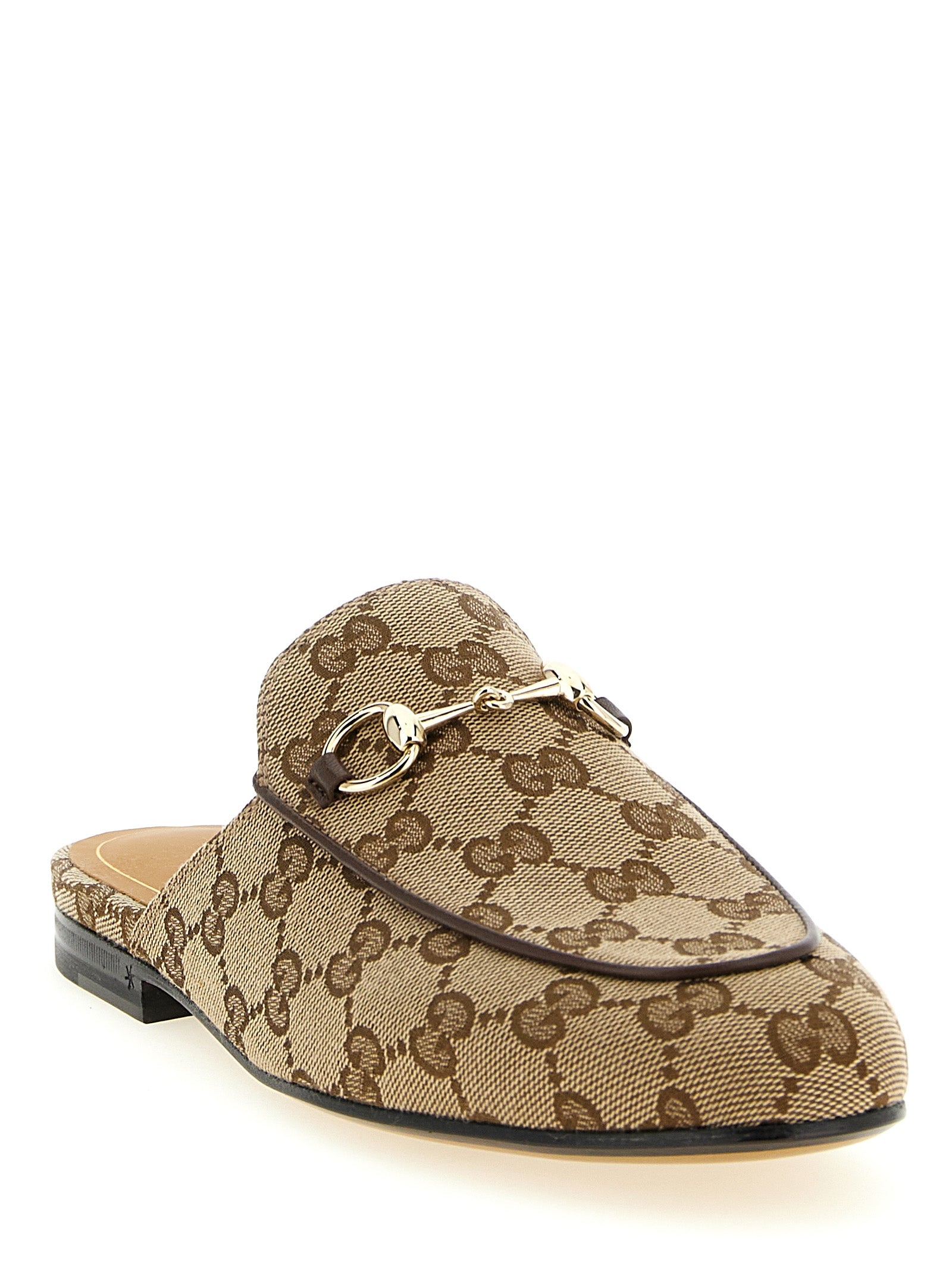 Gucci Beige Polyester Mules Gucci