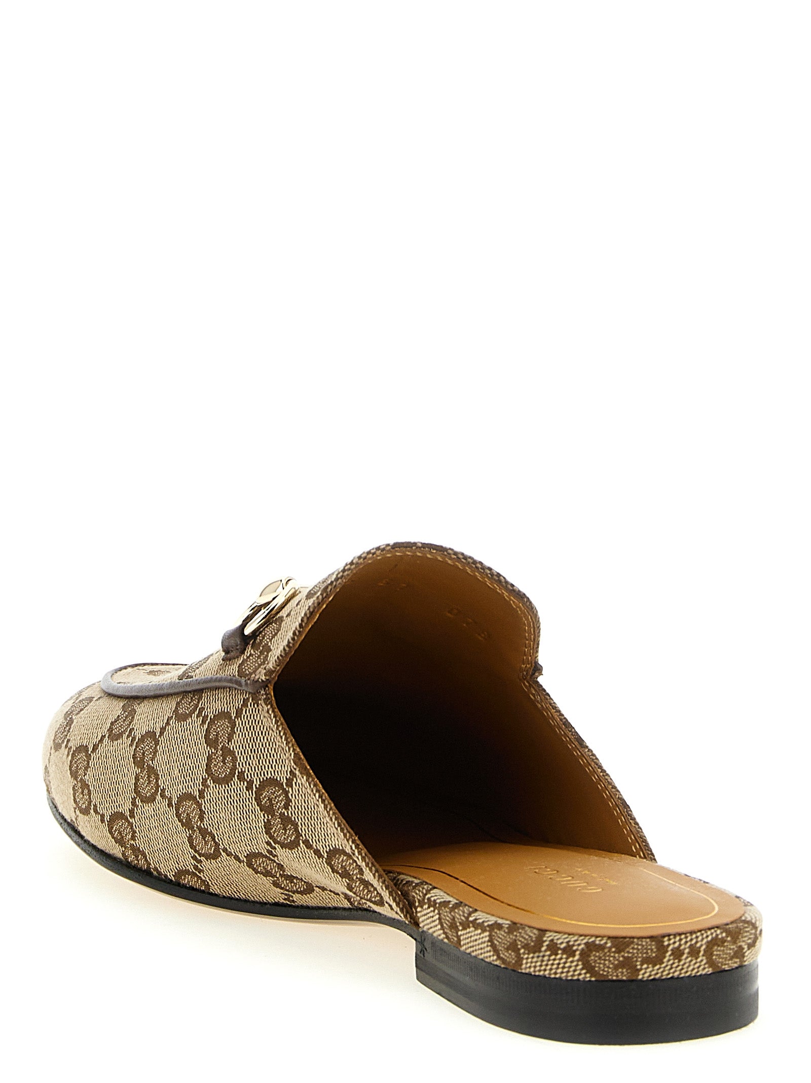 Gucci Beige Polyester Mules Gucci