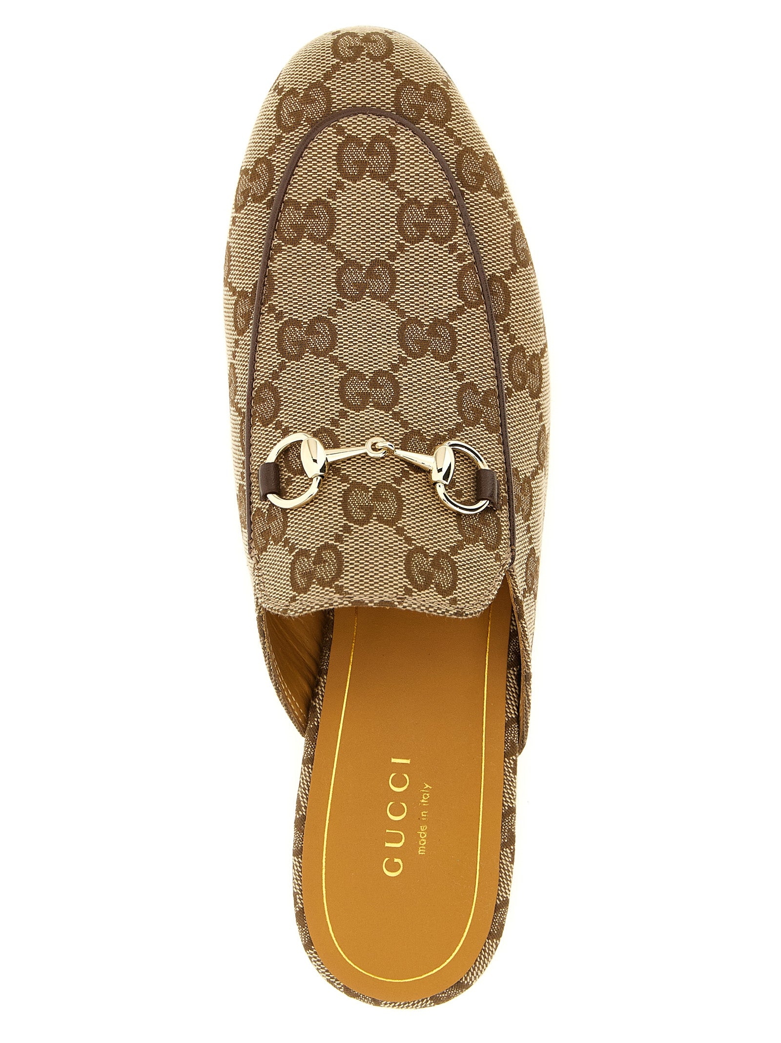 Gucci Beige Polyester Mules Gucci