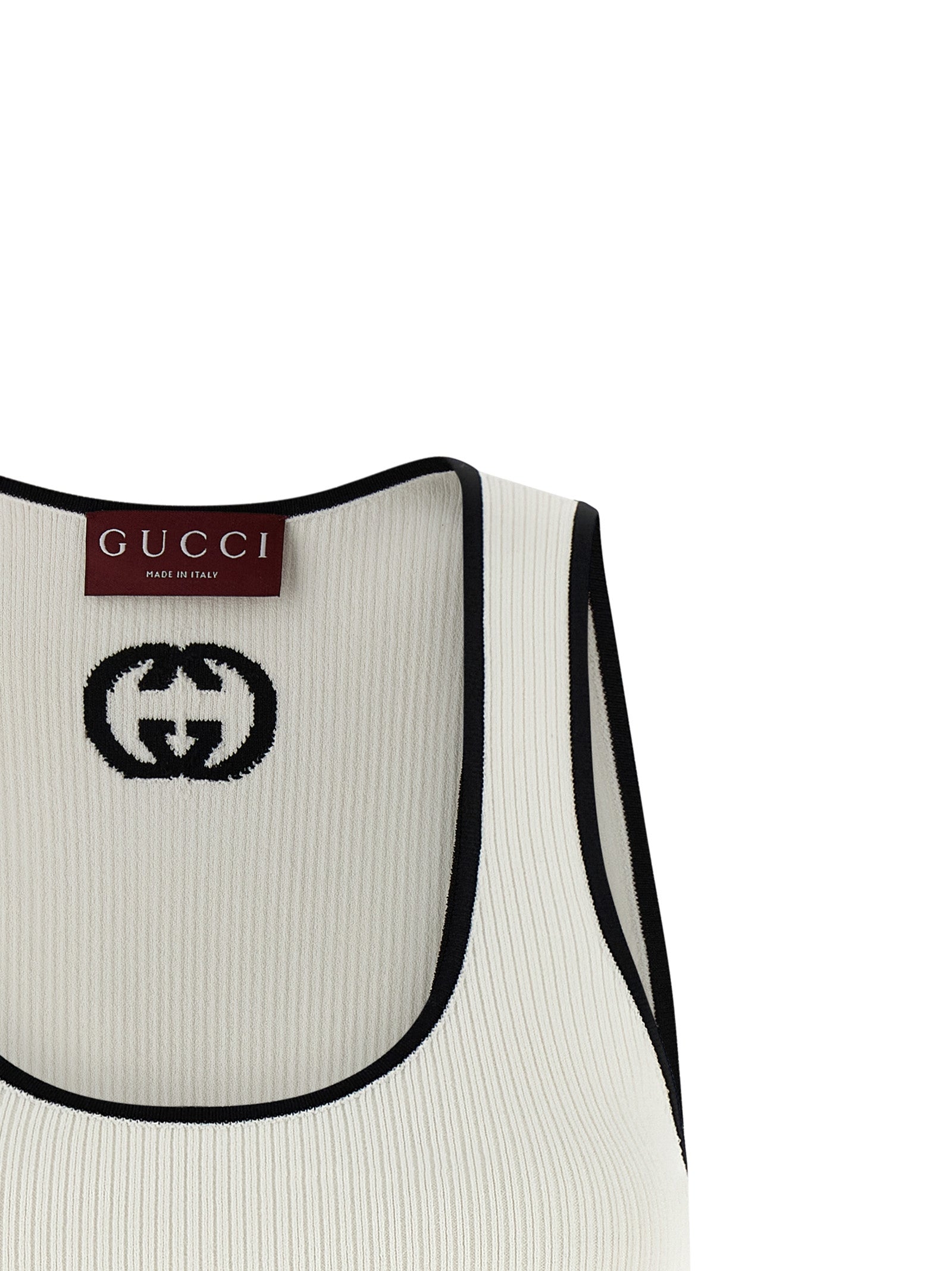 Gucci Bicolor Viscose Tank Tops Gucci