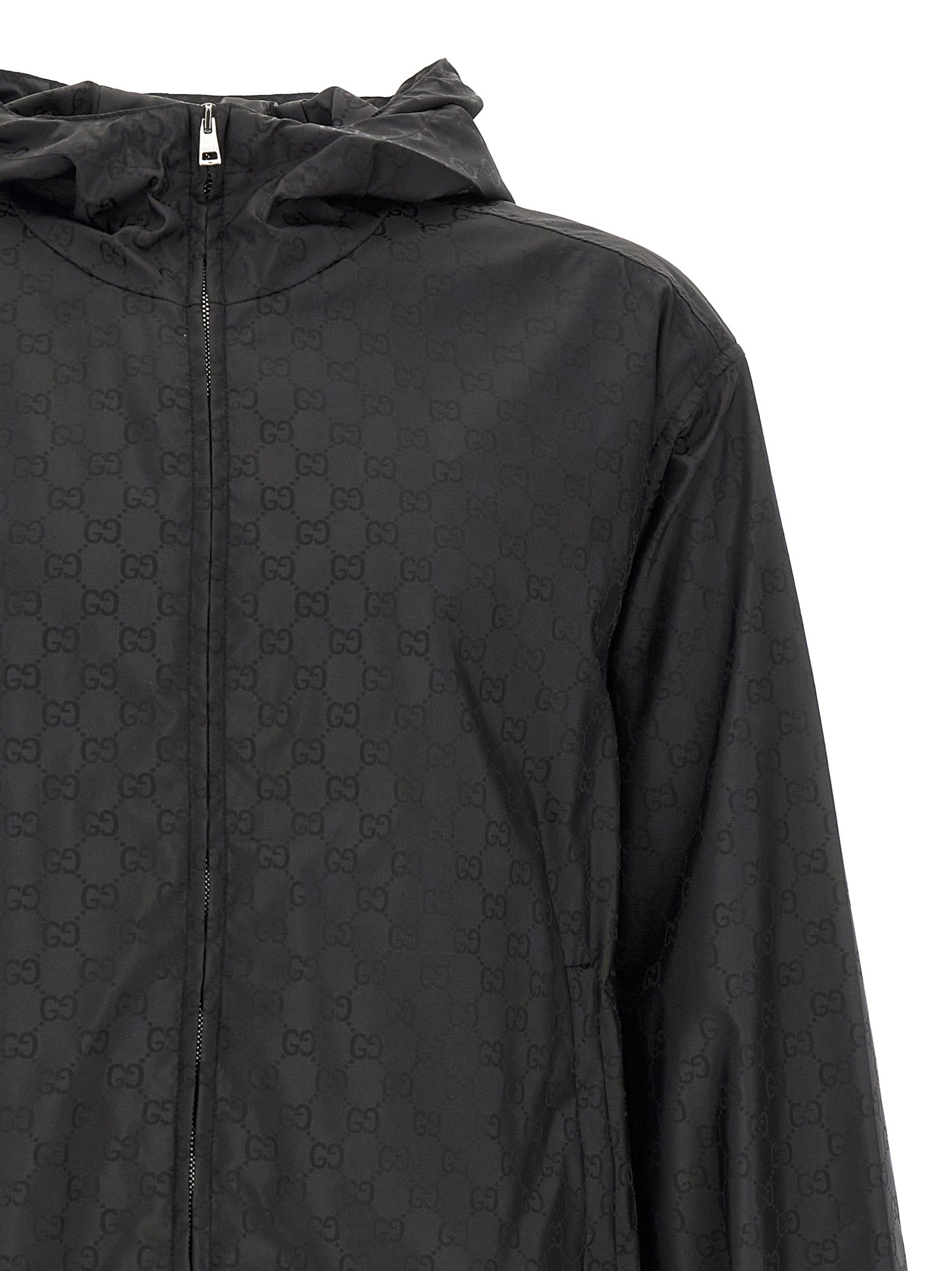 Gucci Black Polyamide Shell Jacket Gucci