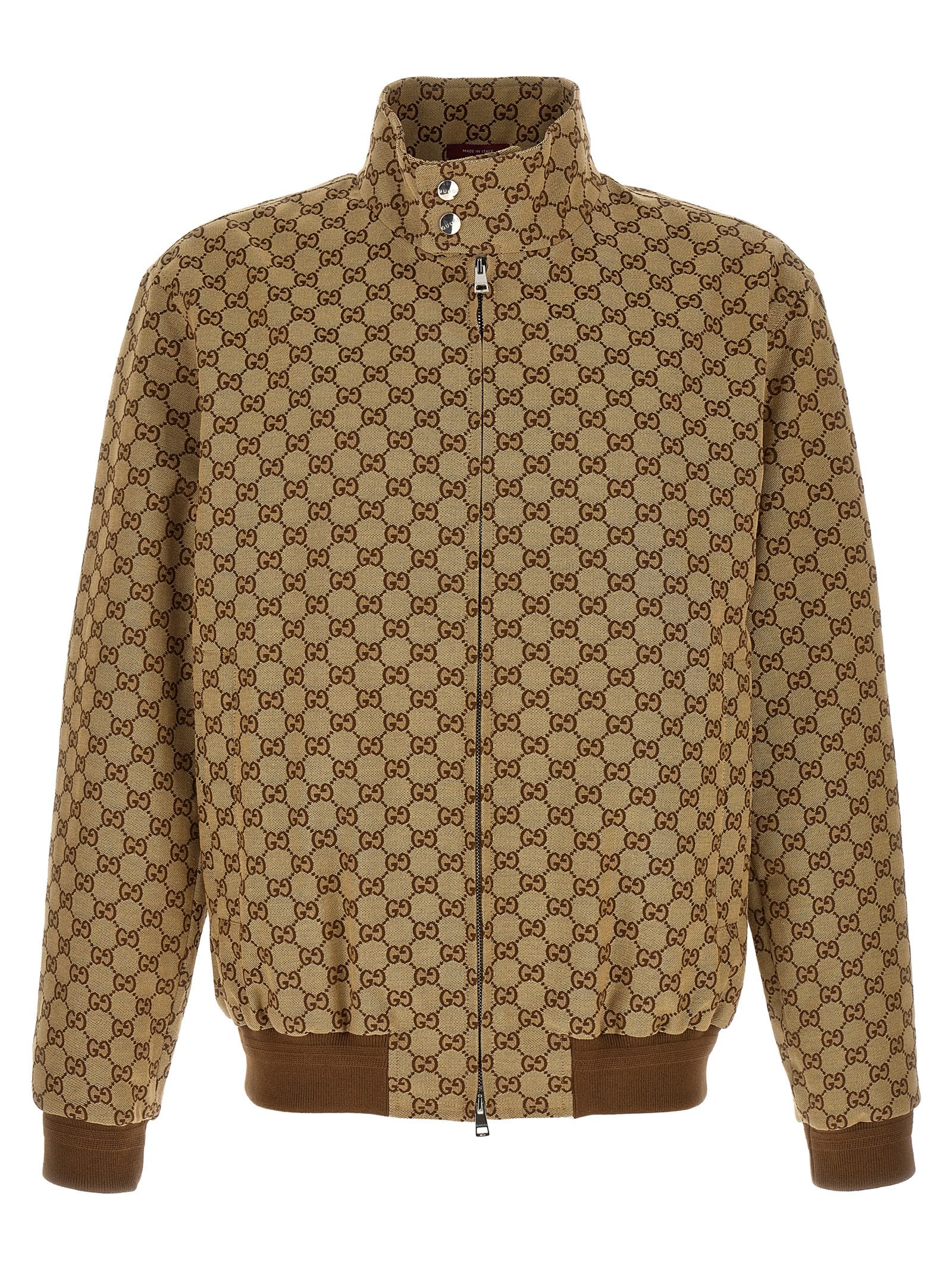 Gucci Beige Cotton Bomber Gucci