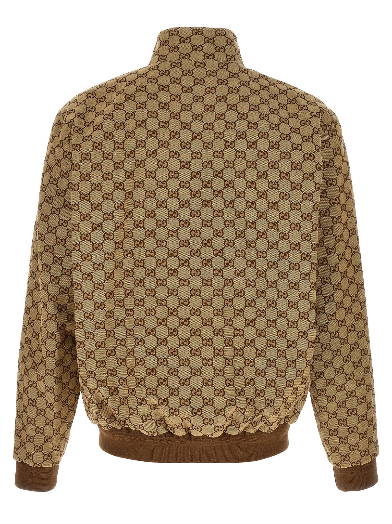 Gucci Beige Cotton Bomber Gucci
