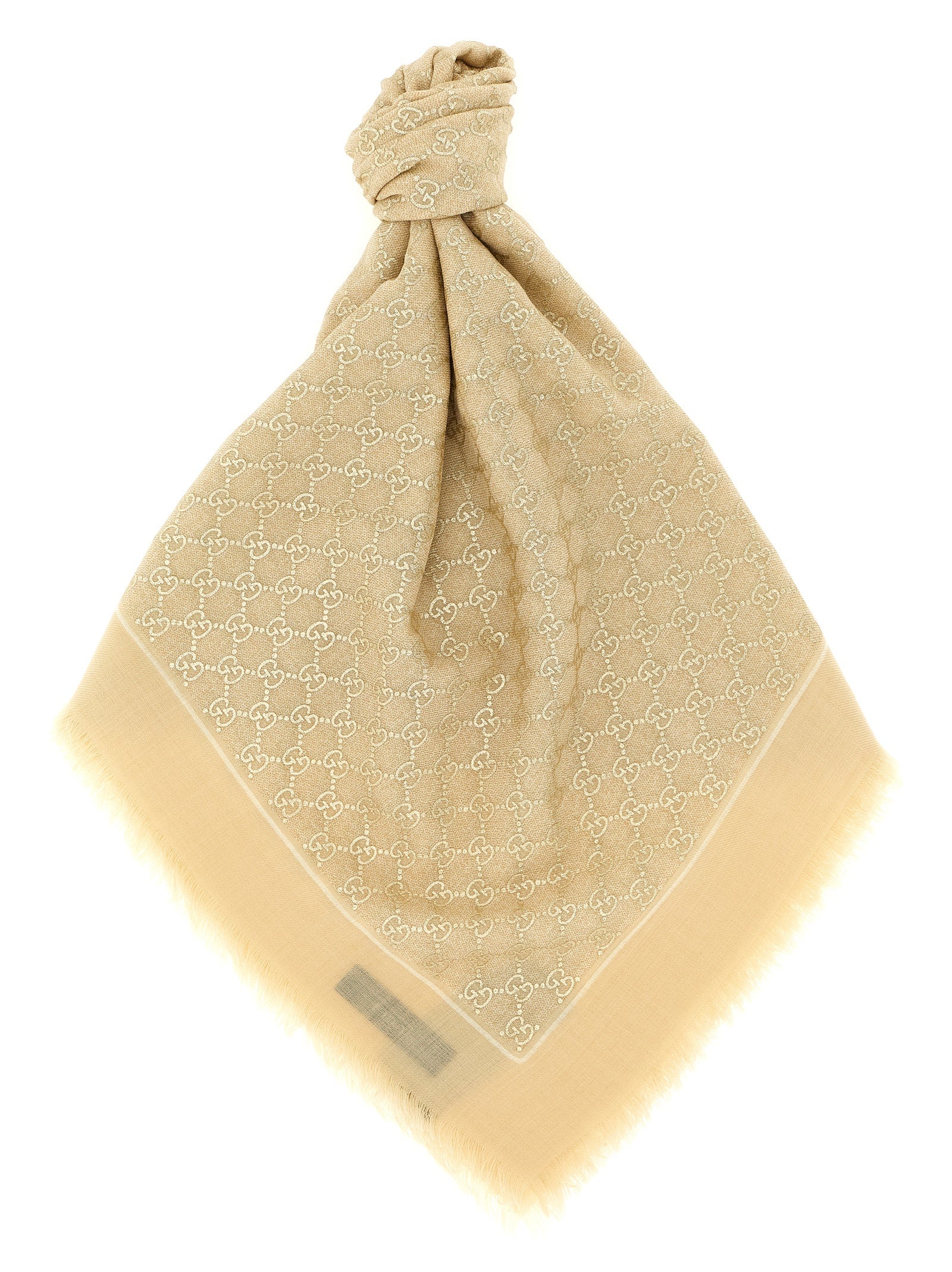 Gucci Beige Wool Scarf Gucci