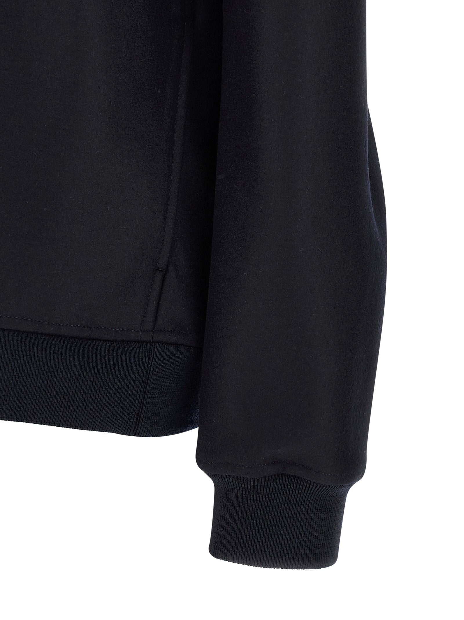 Jil Sander Blue Wool Full-Length Jacket Jil Sander