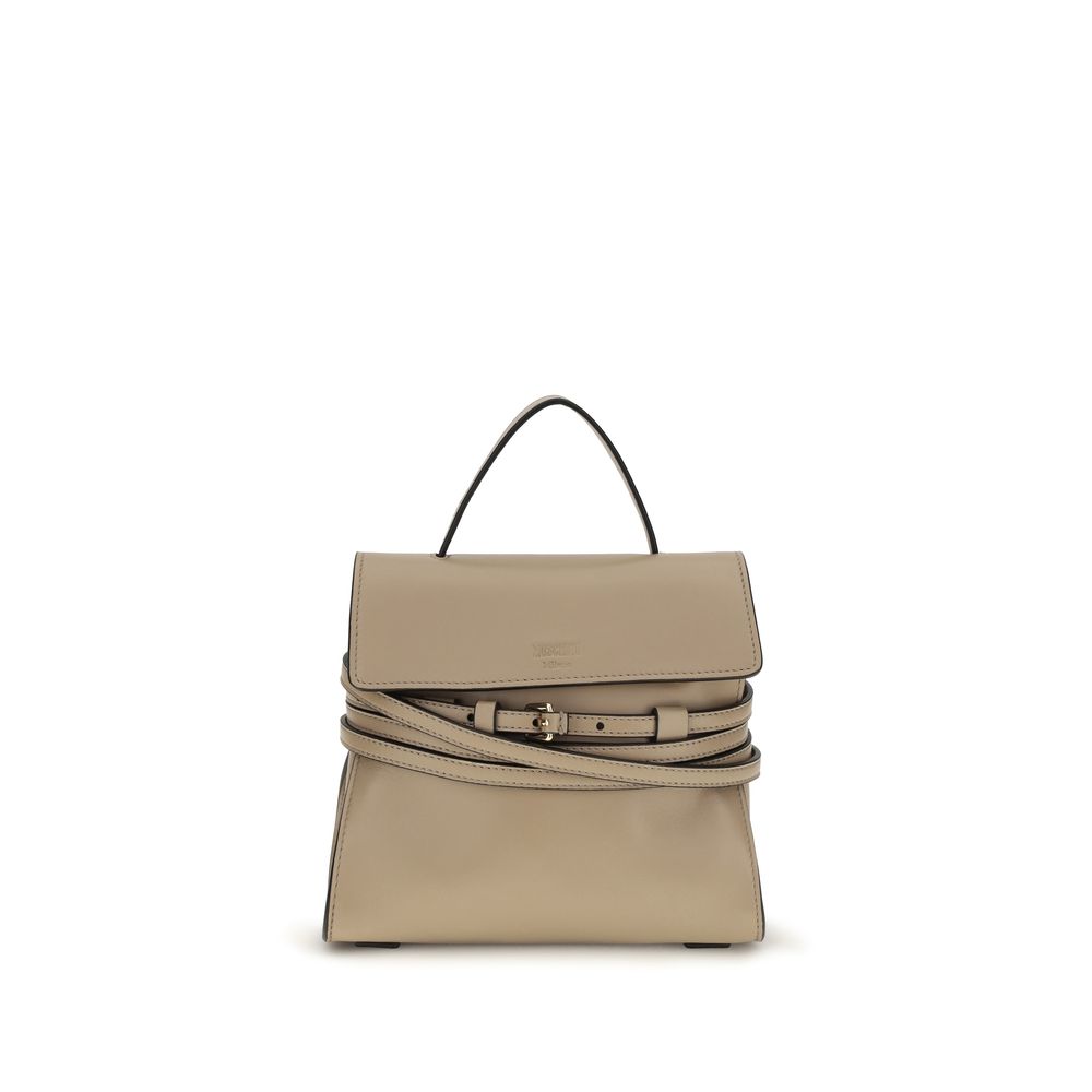 Moschino Beige Goatskin Shoulder Bag Moschino